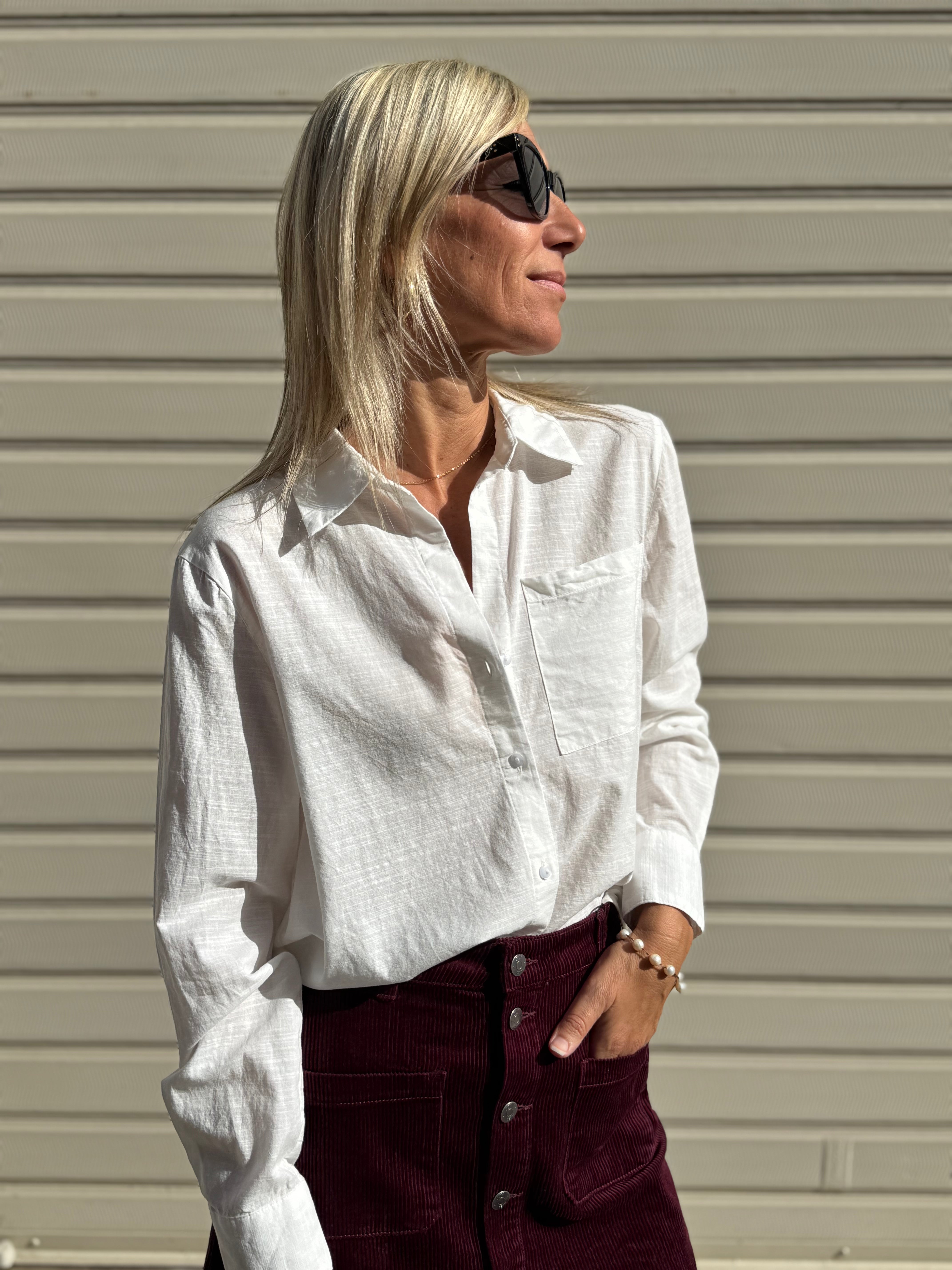 Camicia morbida taschino