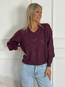 Maglia v traforata jdv
