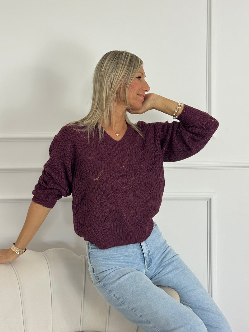 Maglia v traforata jdv