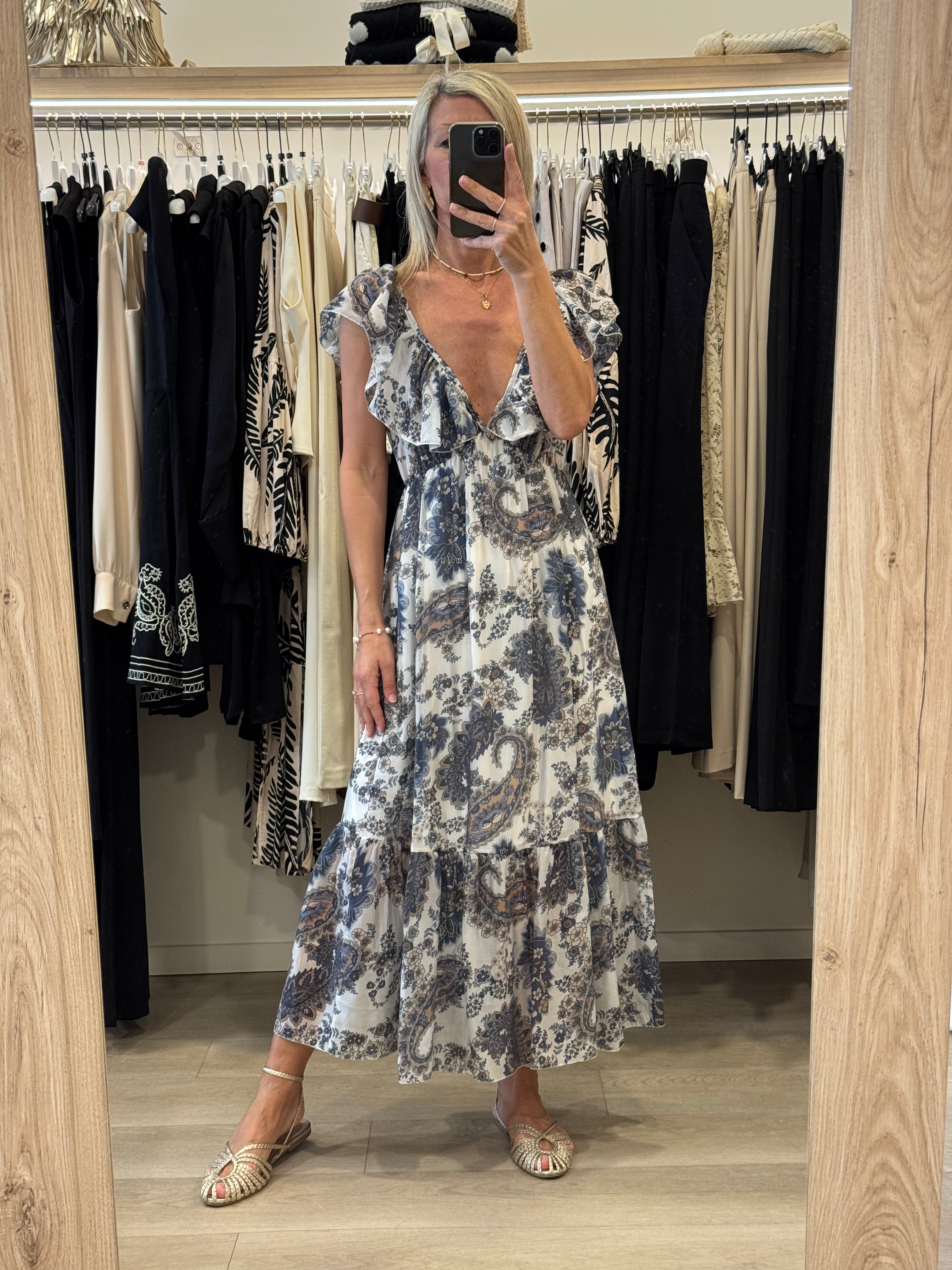 Abito Lungo Paisley