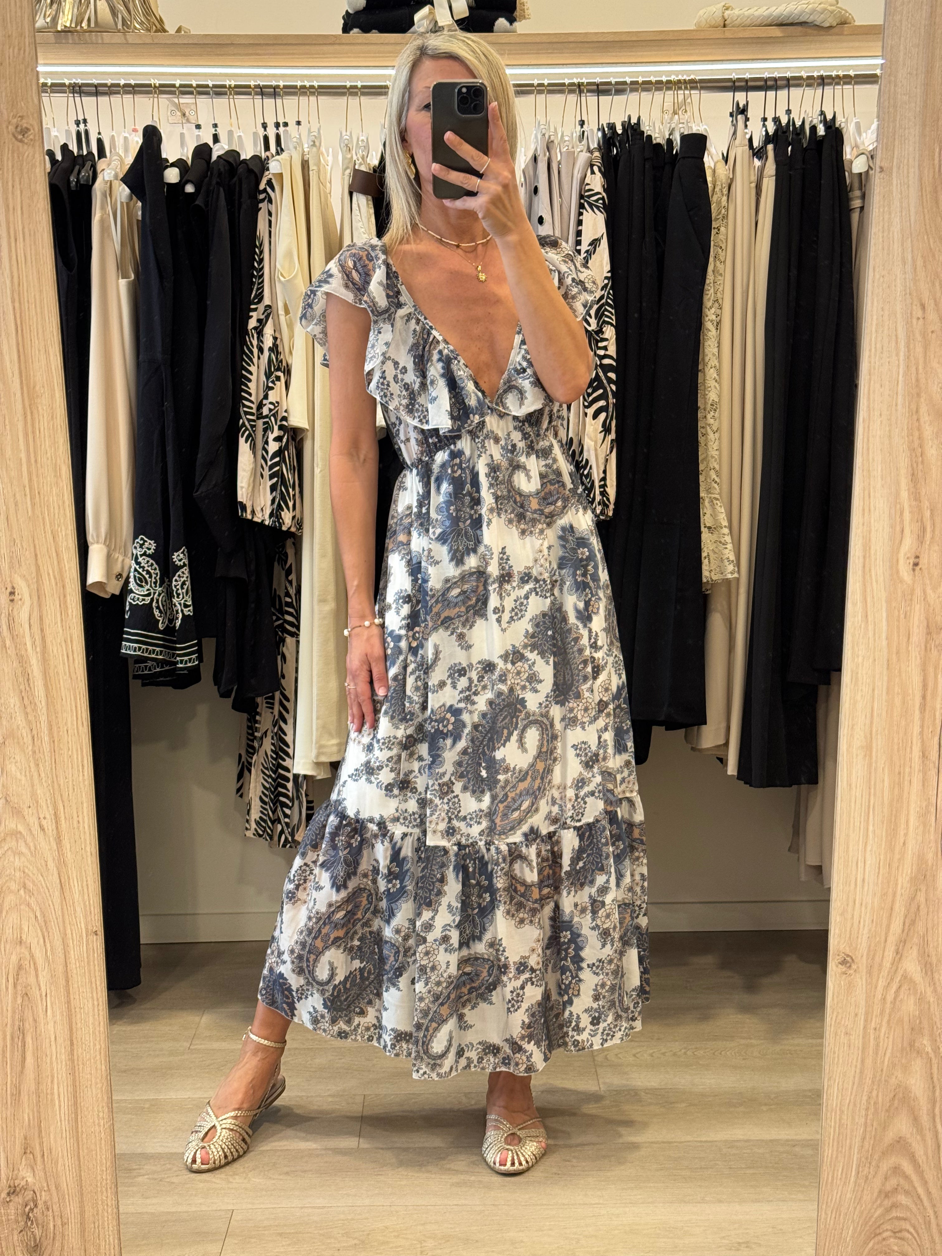 Abito Lungo Paisley