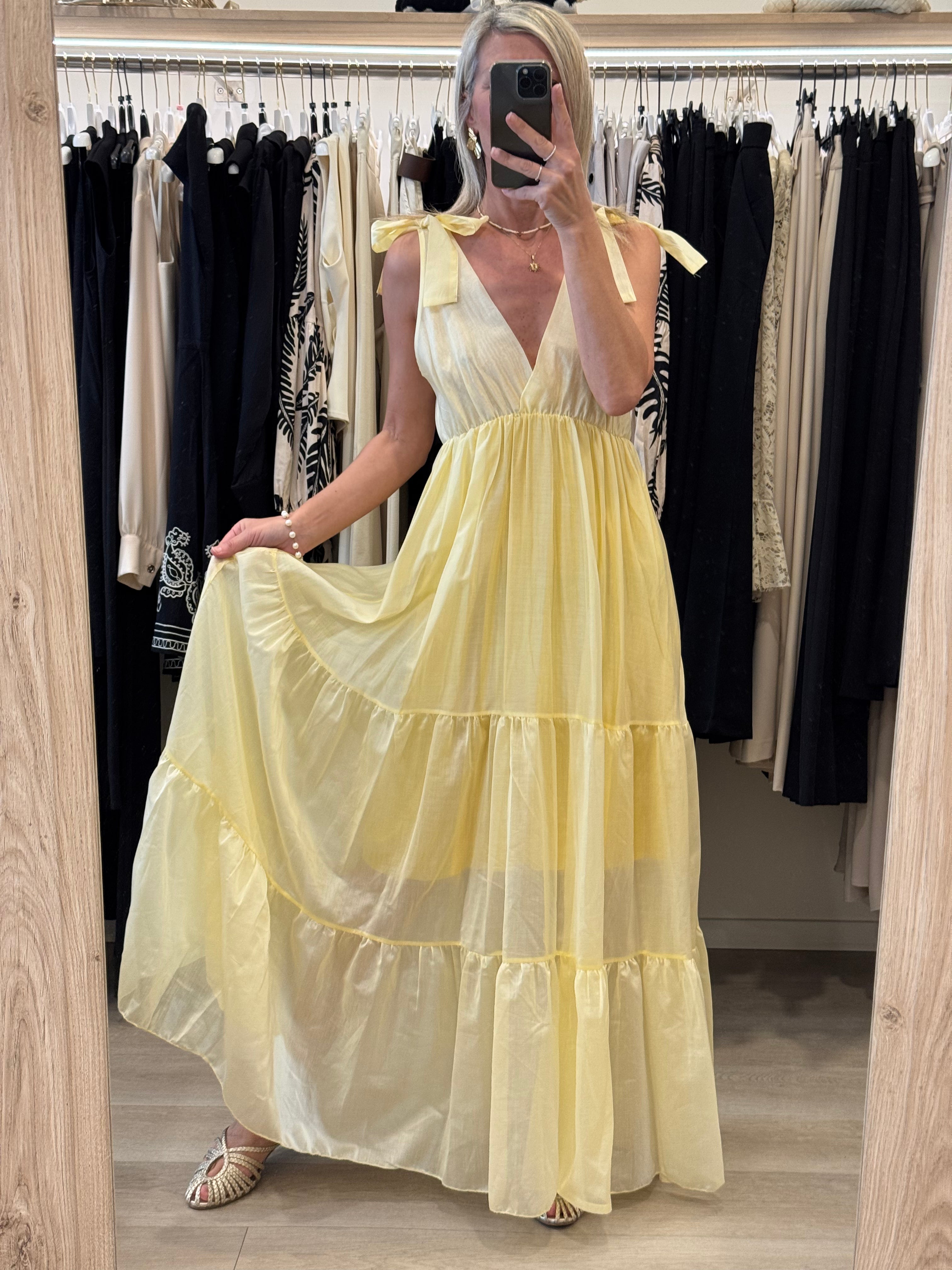 Abito Fiocco Tencel