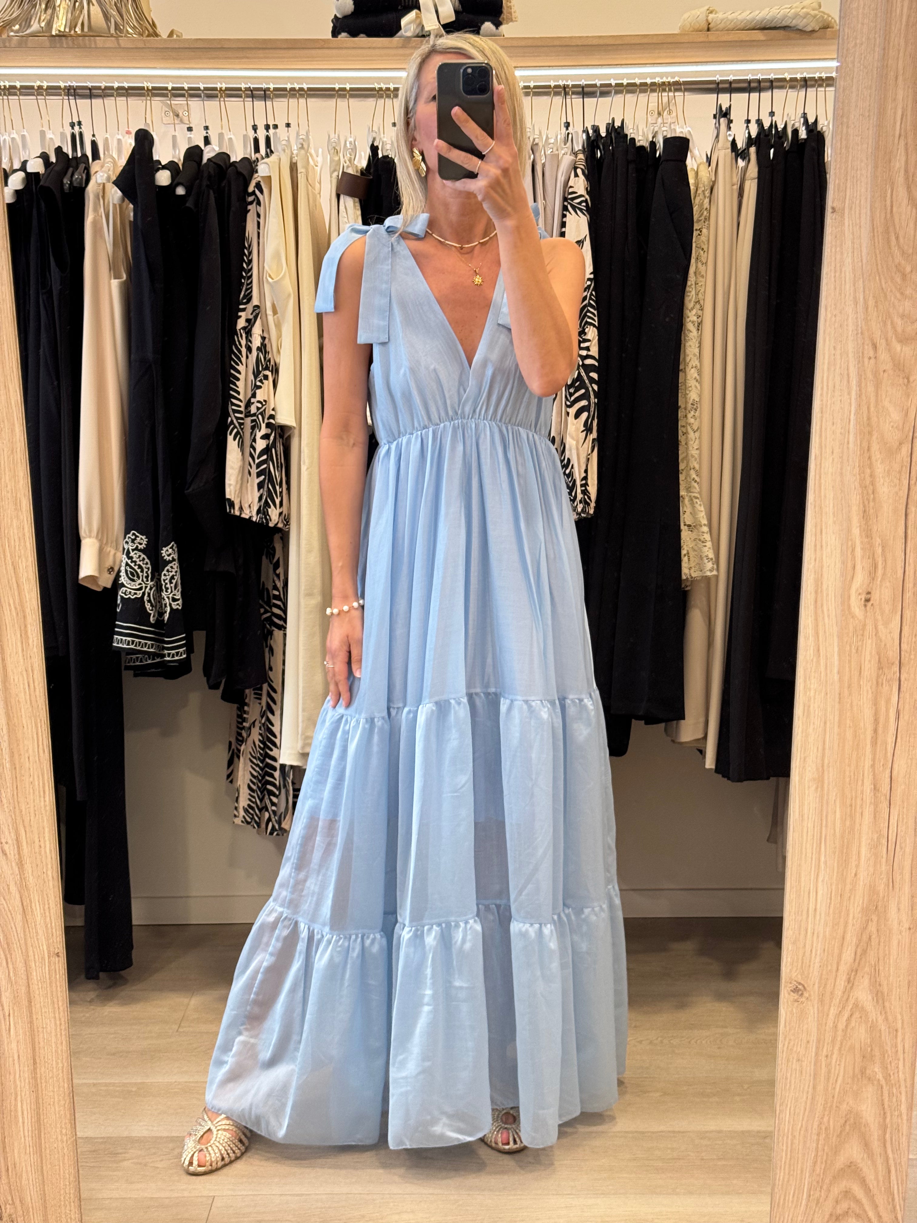 Abito Fiocco Tencel
