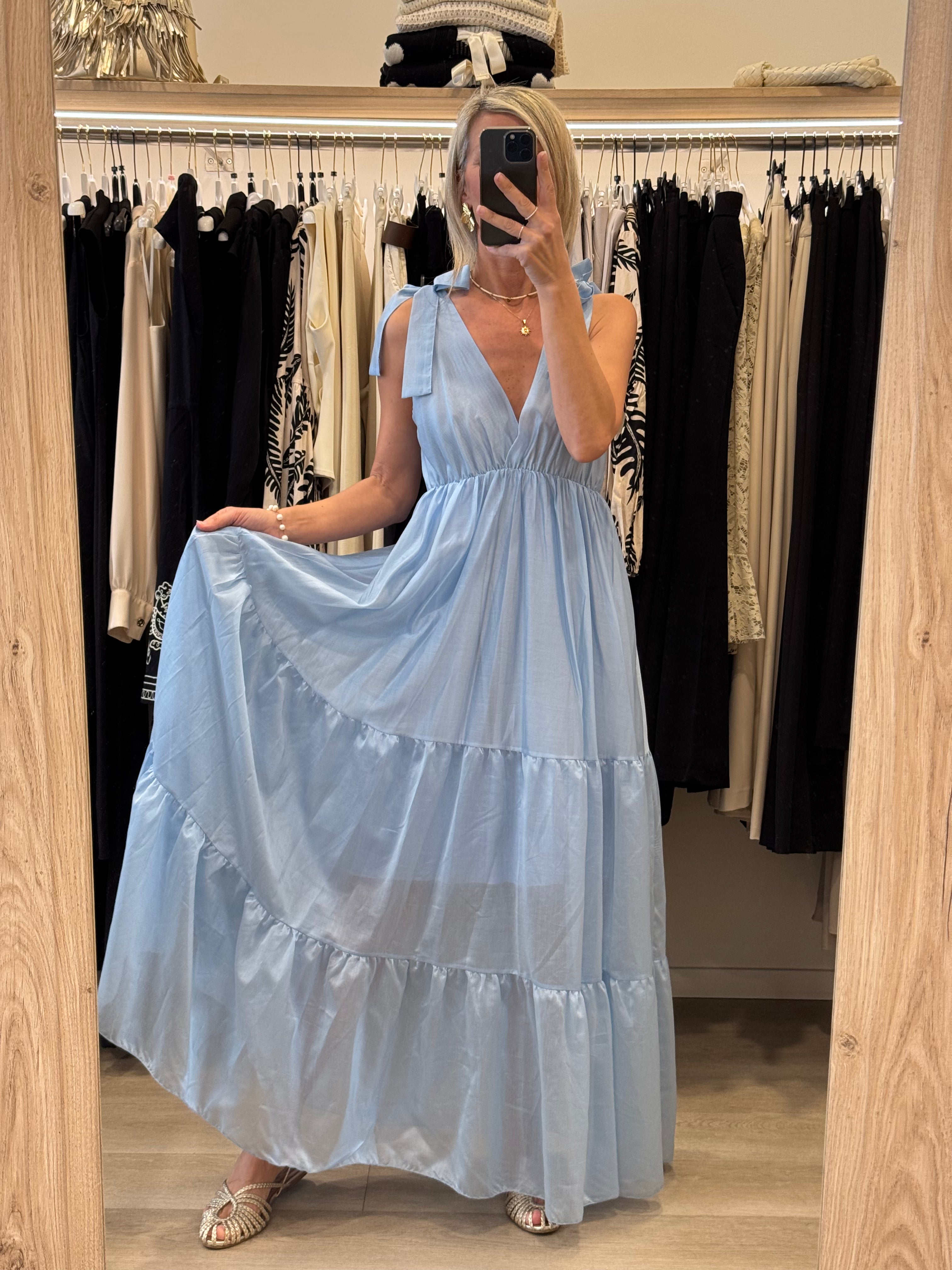 Abito Fiocco Tencel