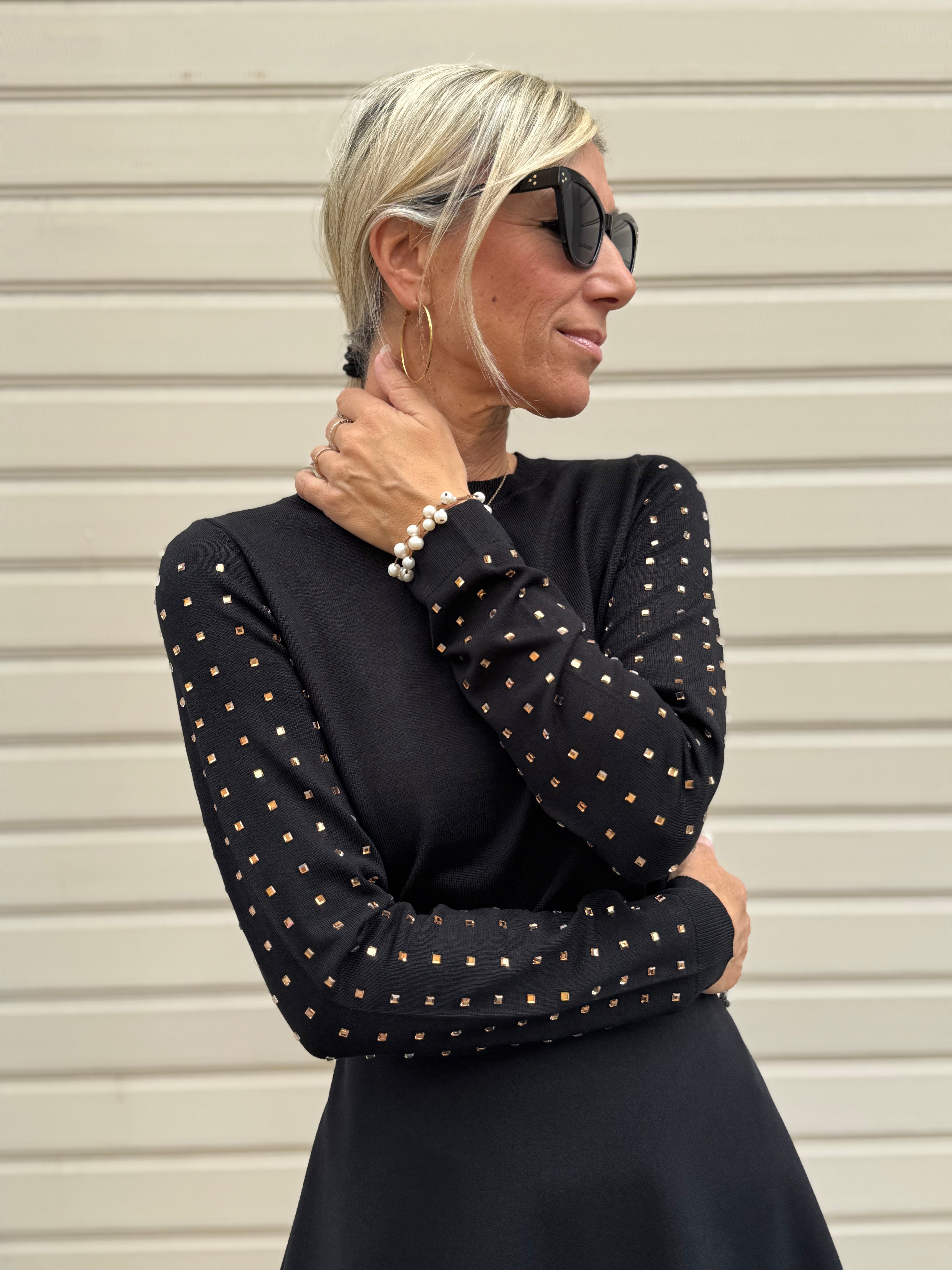 Girocollo strass oro Artigli