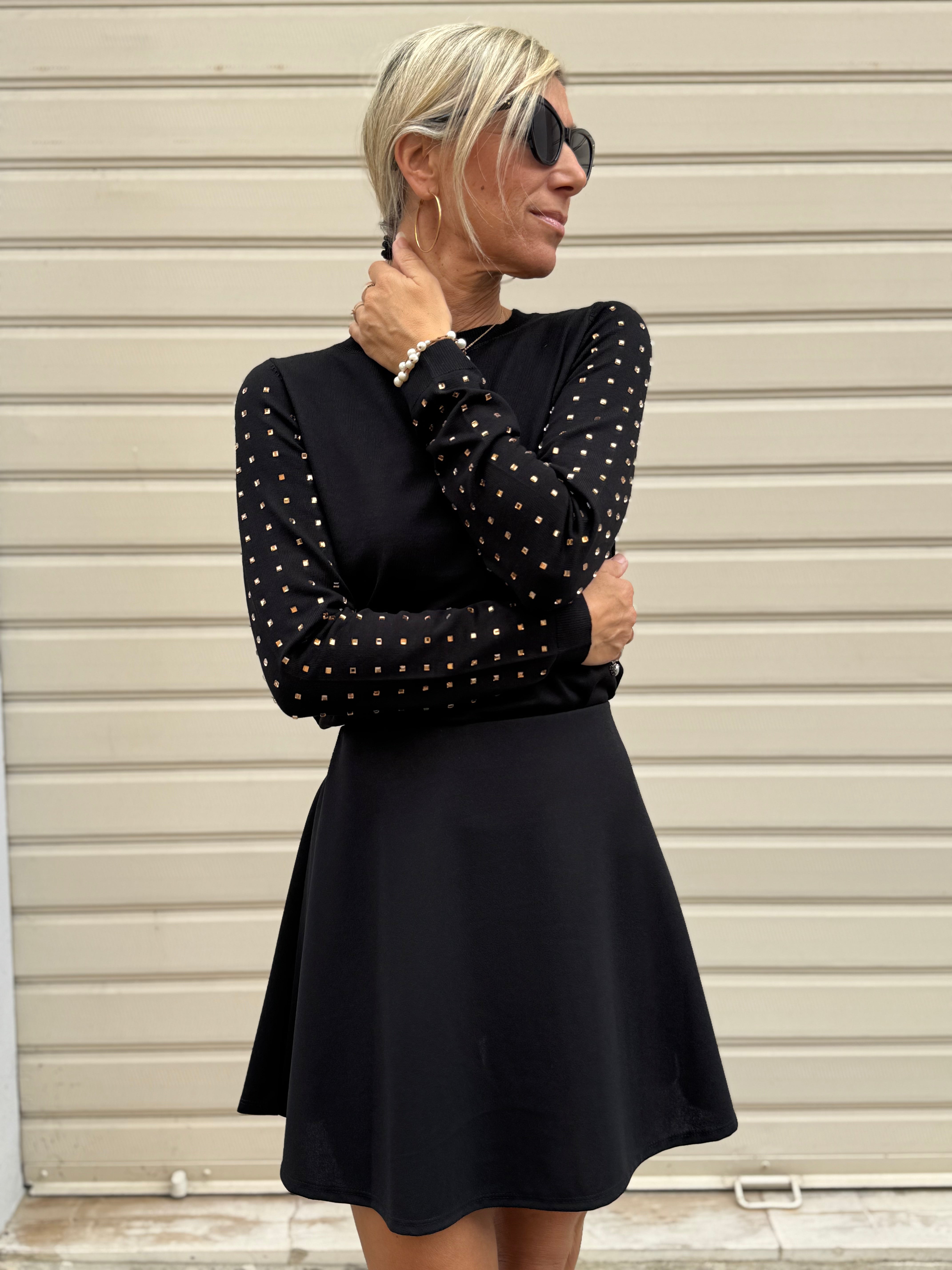 Girocollo strass oro Artigli