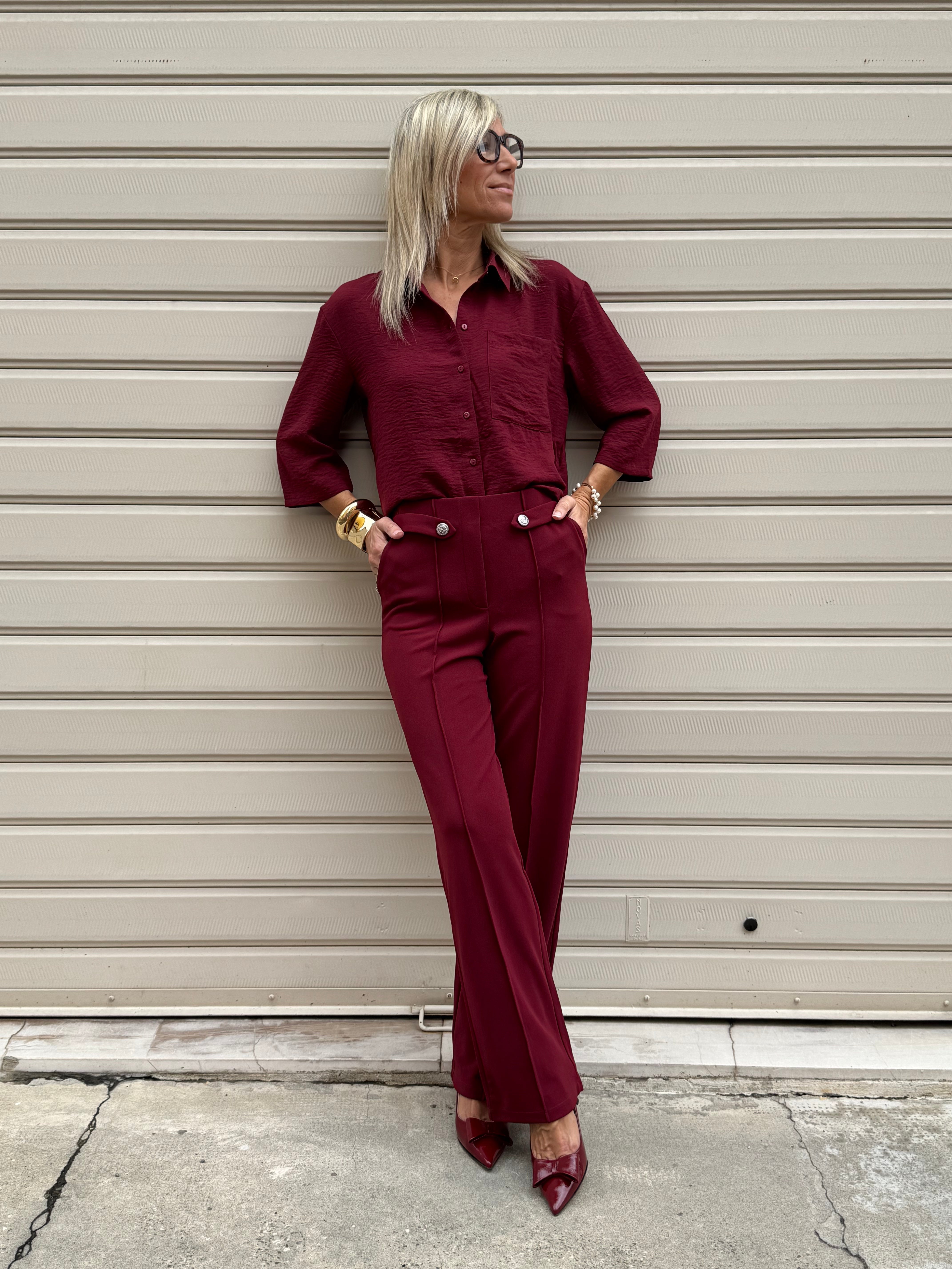 Pantalone nervature new botton