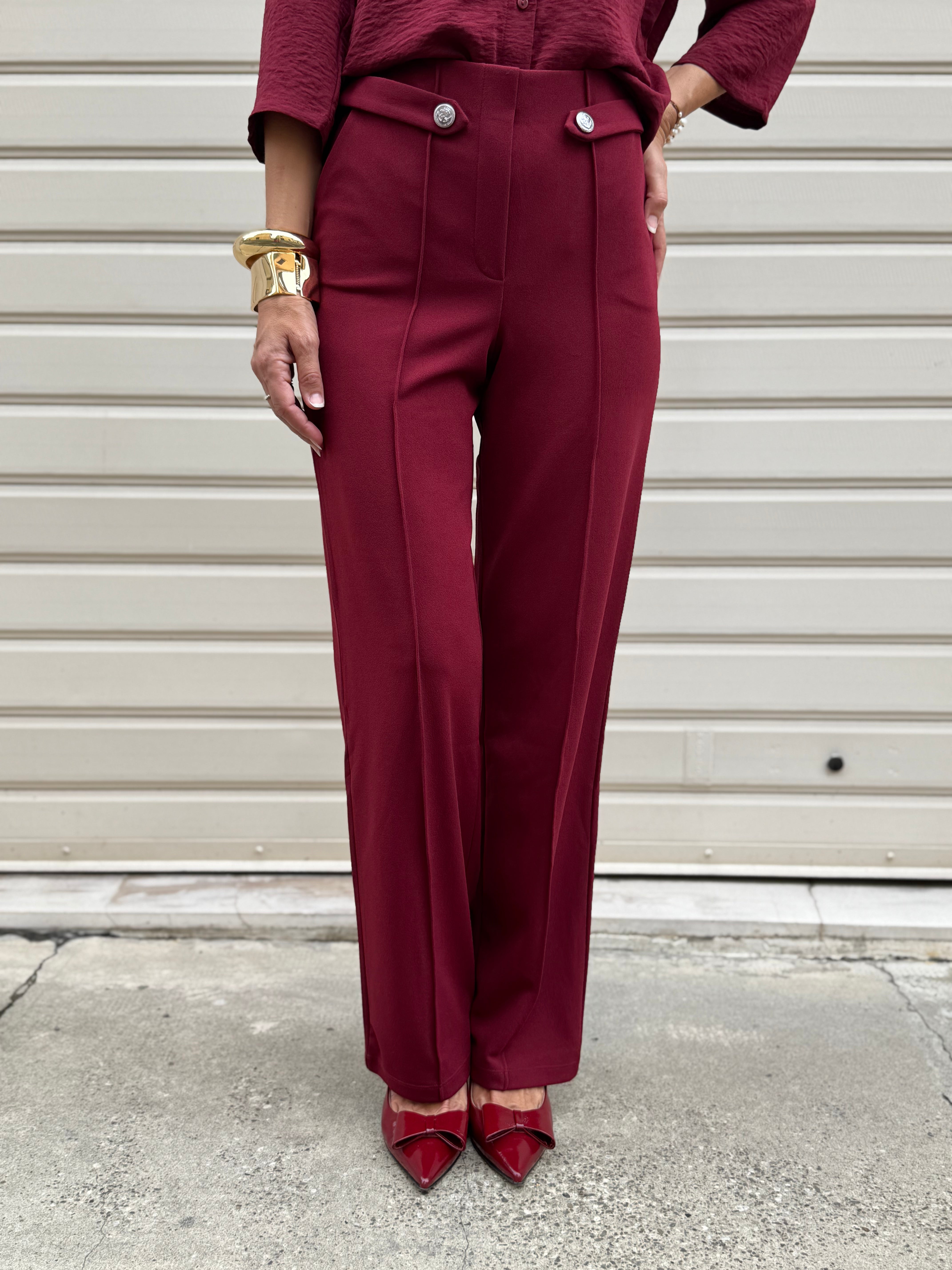 Pantalone nervature new botton