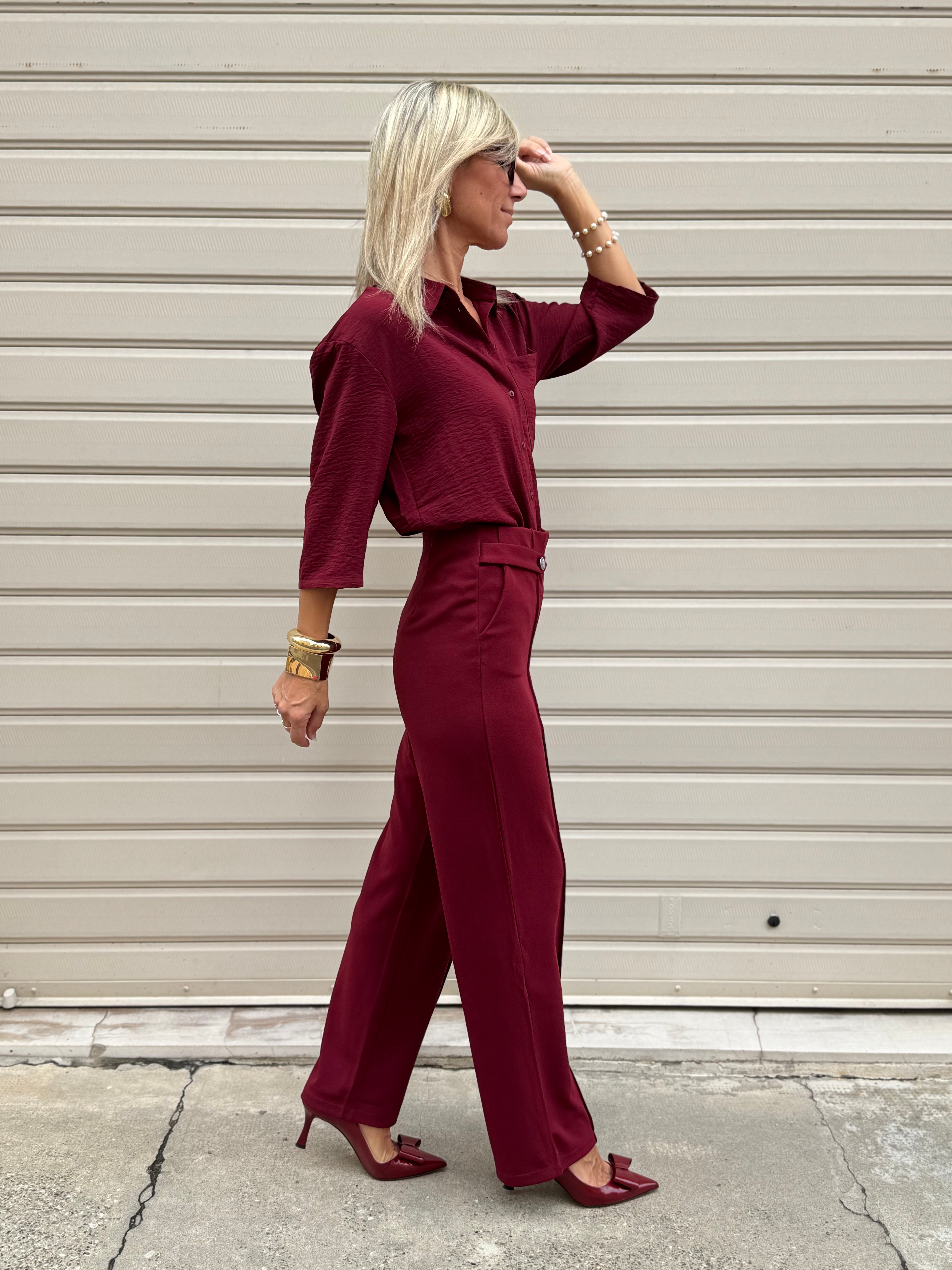 Pantalone nervature new botton