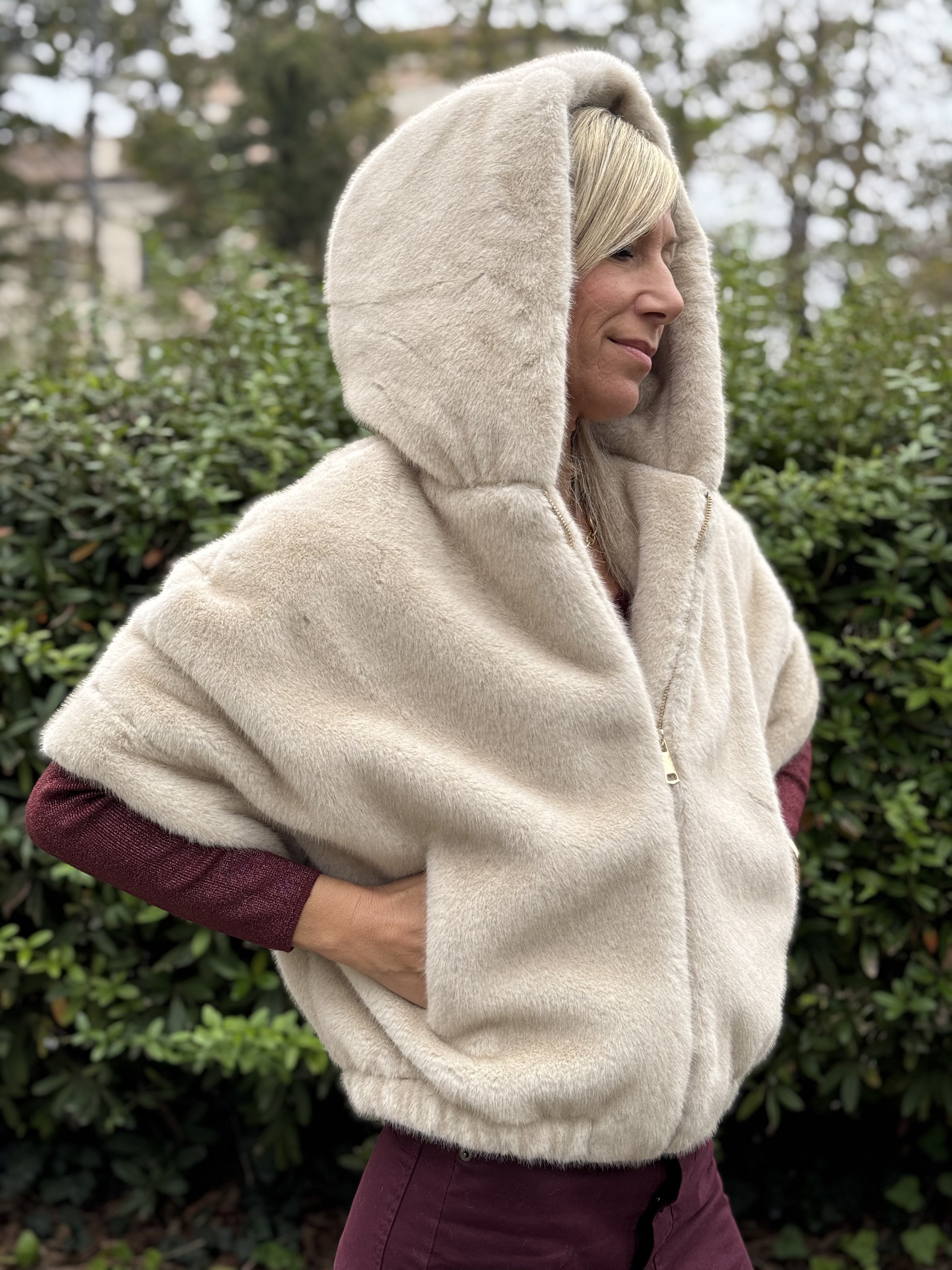 Ecopelliccia Kimono