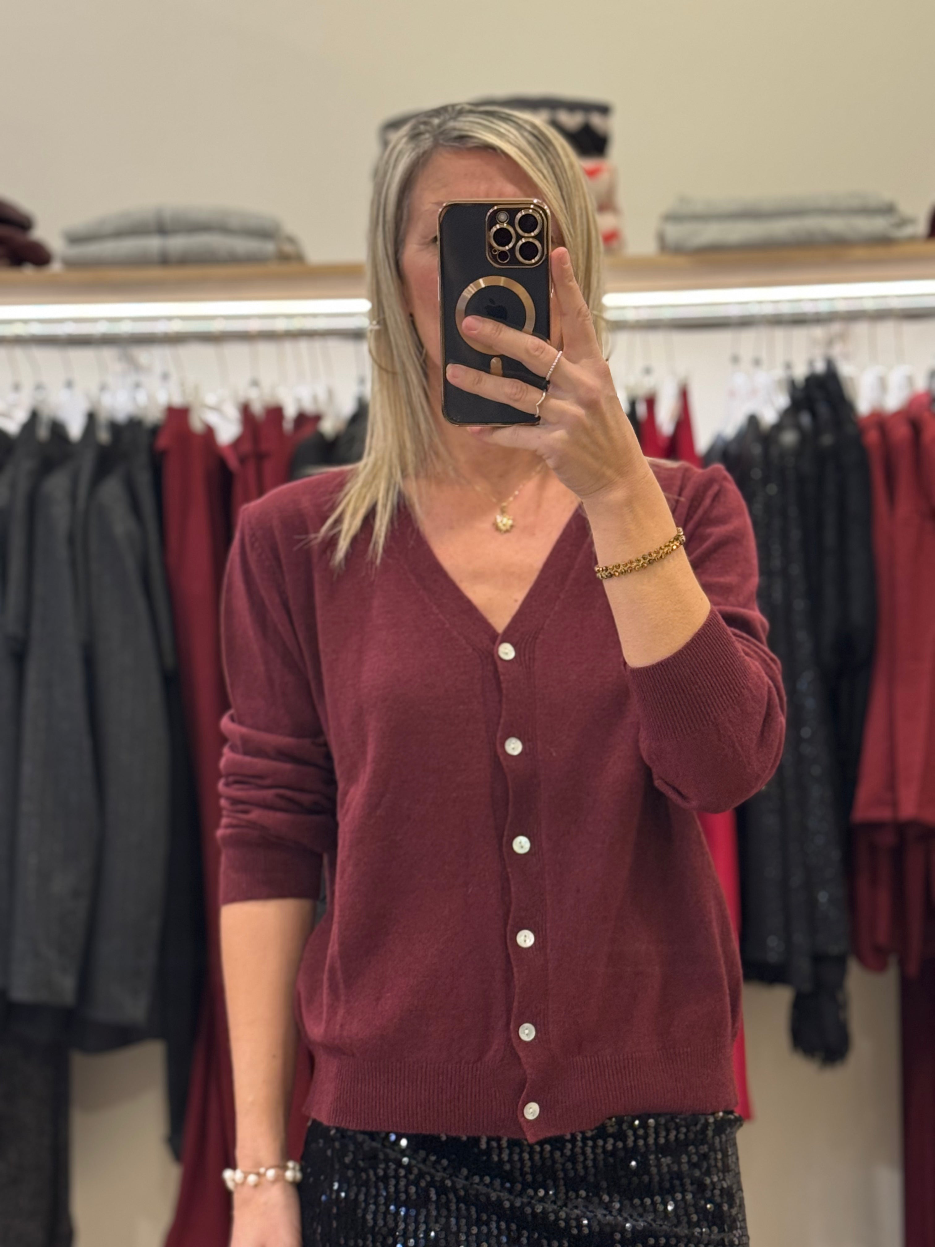 Cardigan misto cashmere