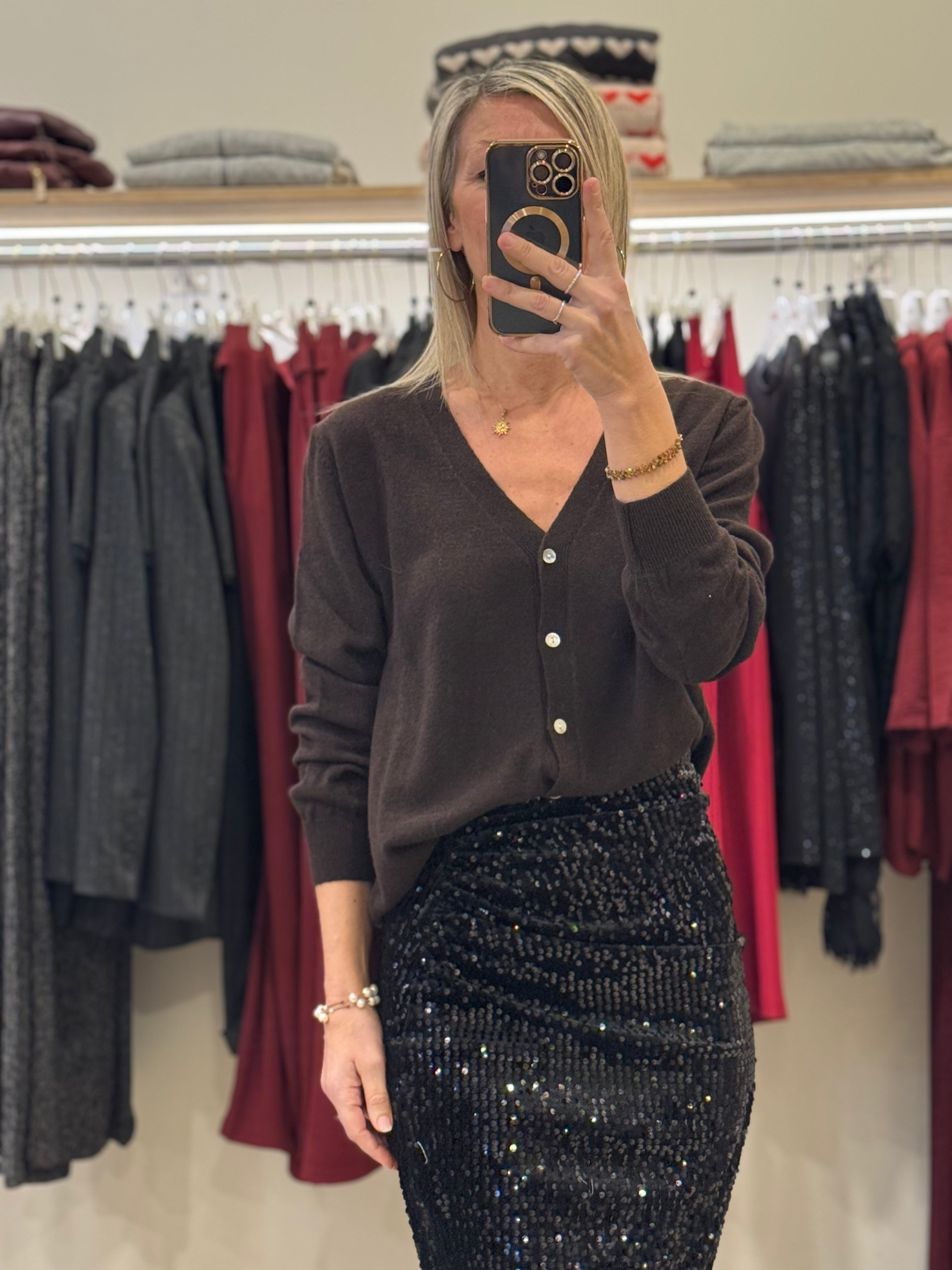 Cardigan misto cashmere