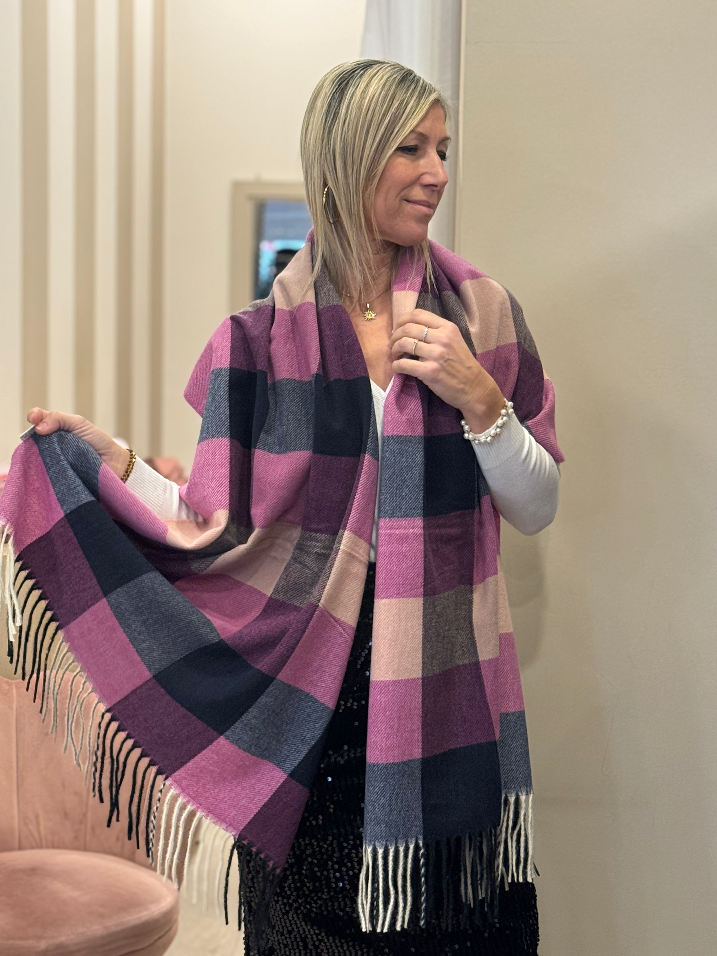 Sciarpa quadri adora