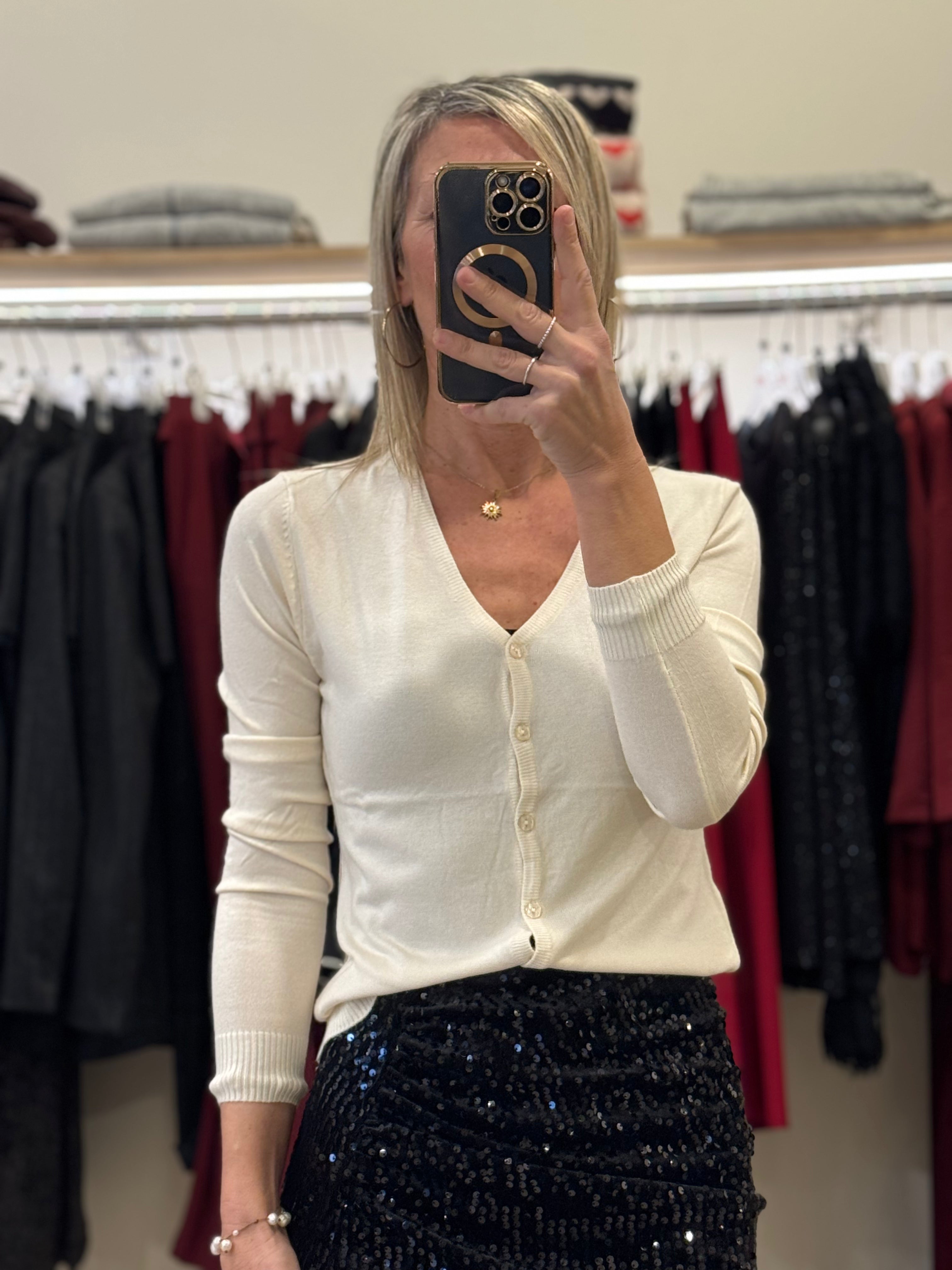 Cardigan viscosa adora