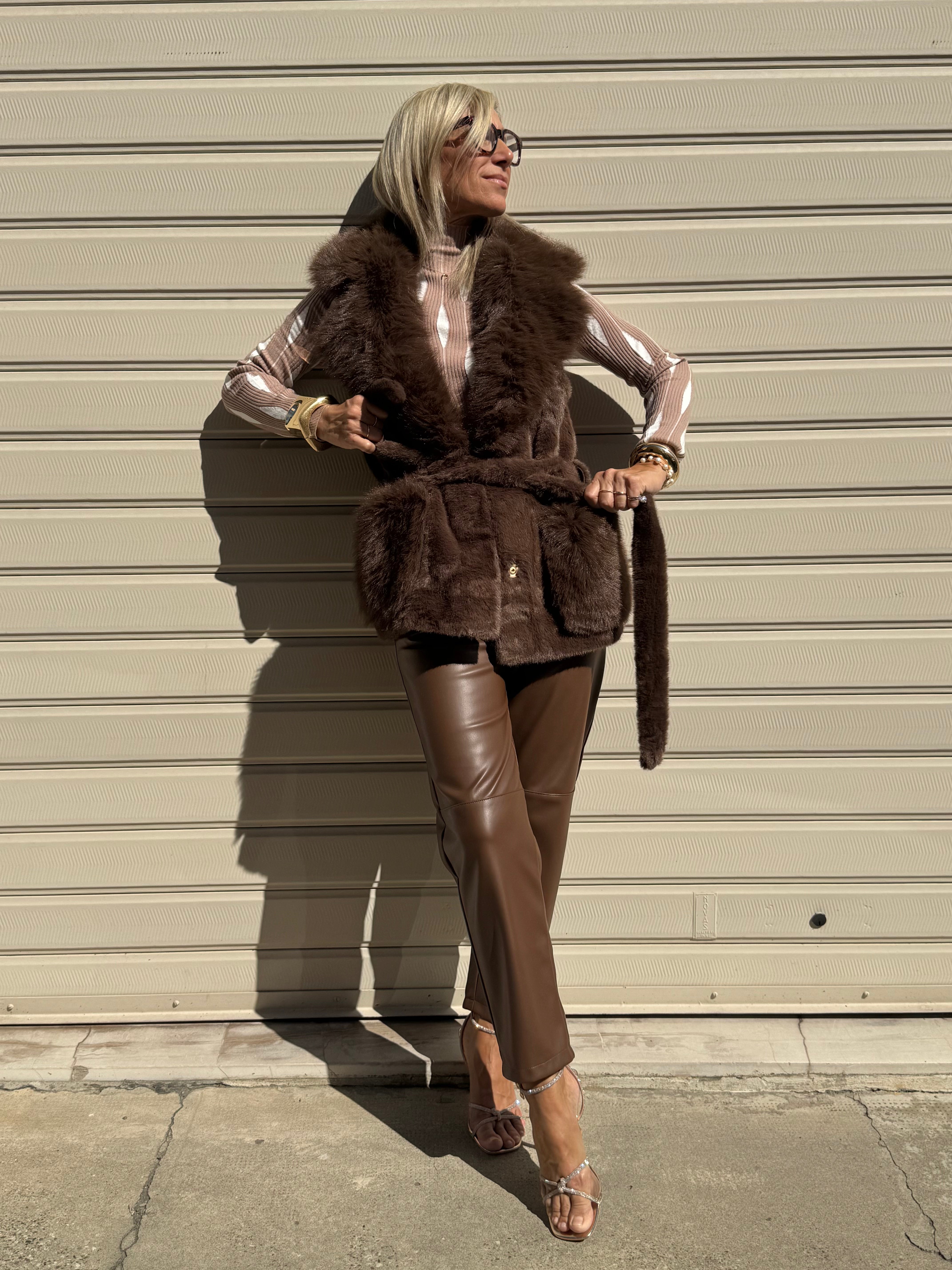 Gilet ecopelliccia