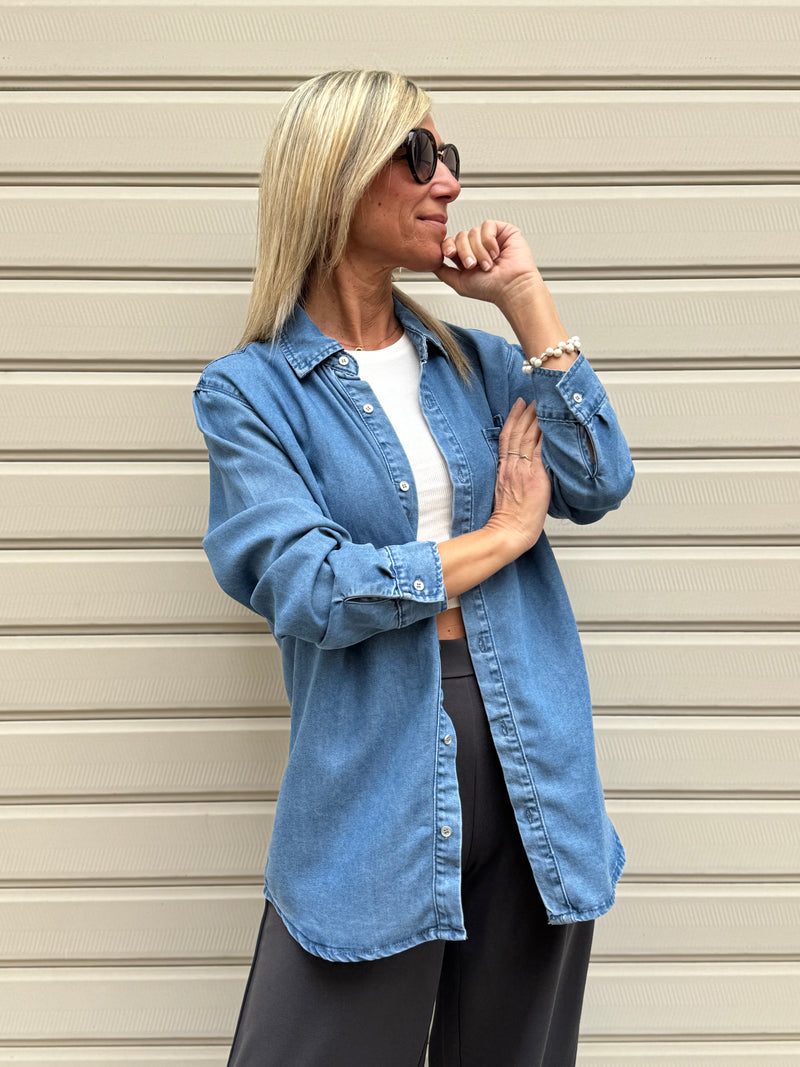 Camicia jeans over adora