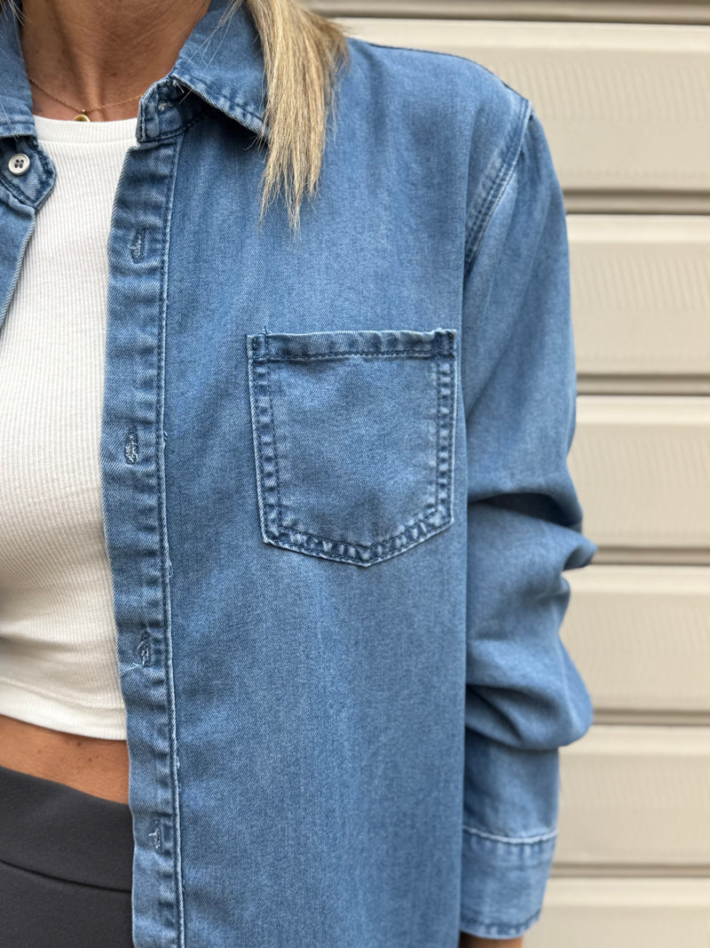 Camicia jeans over adora