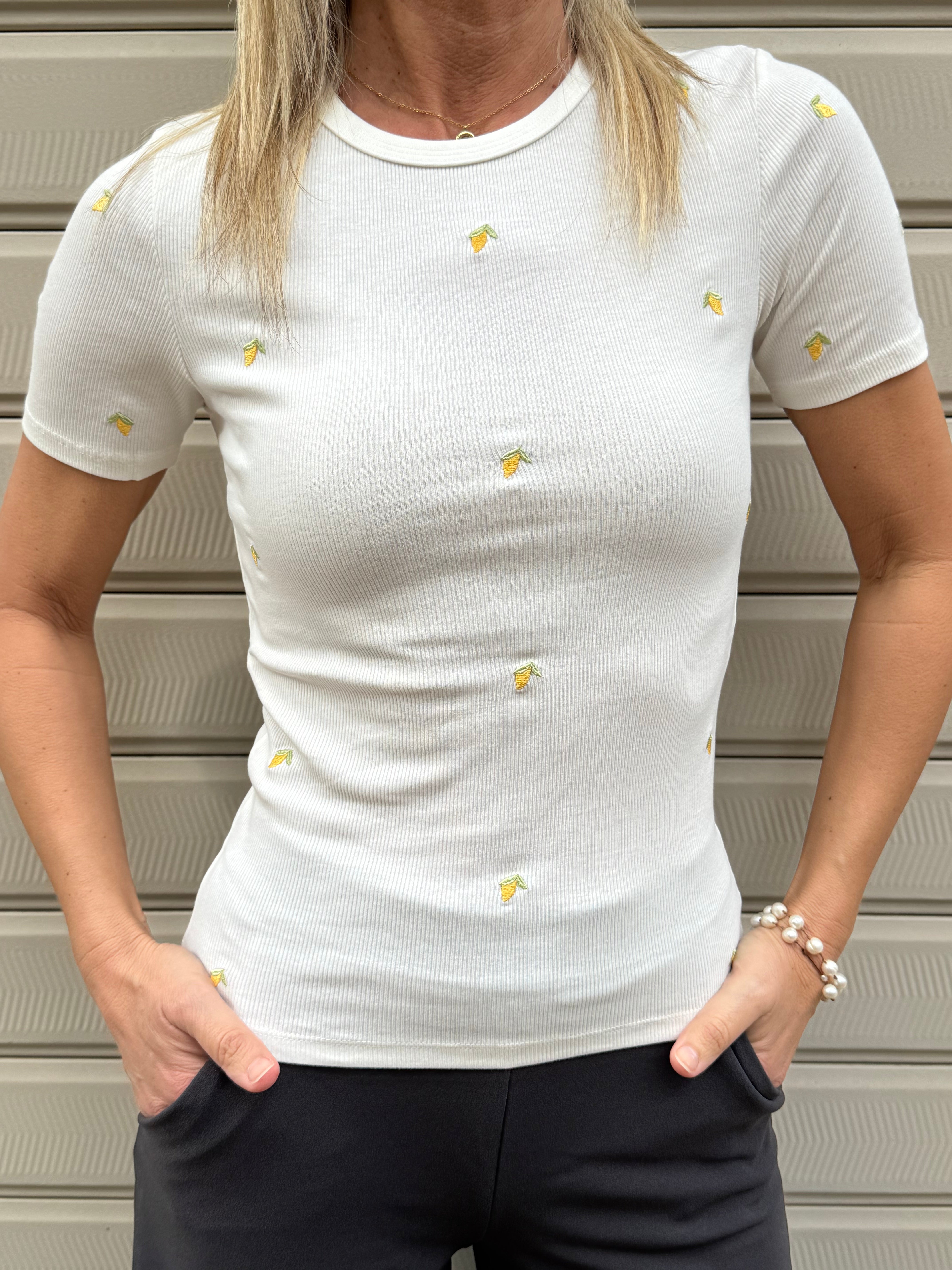 Tshirt lucky ricami jdy