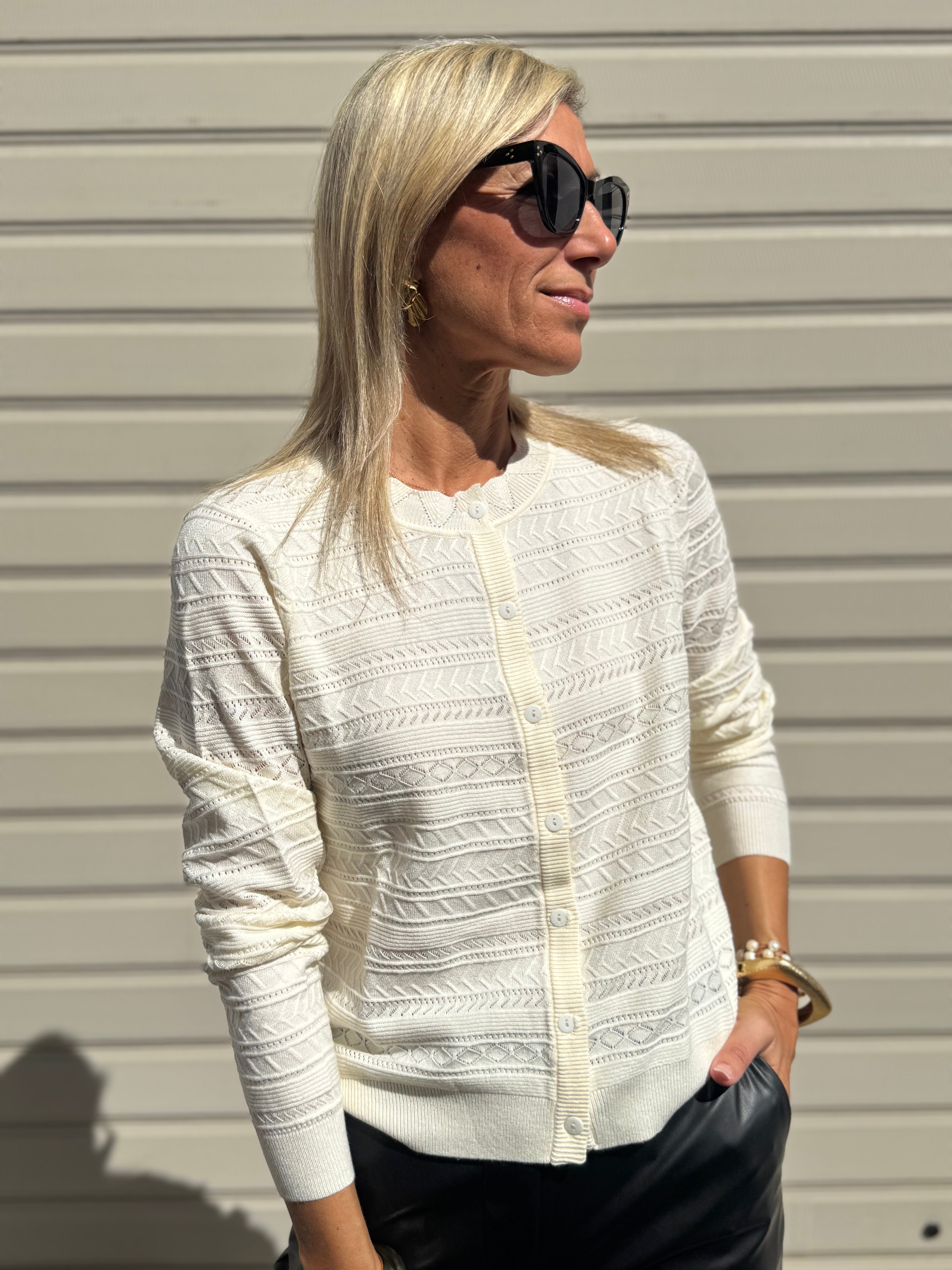 Cardigan traforato Mimi