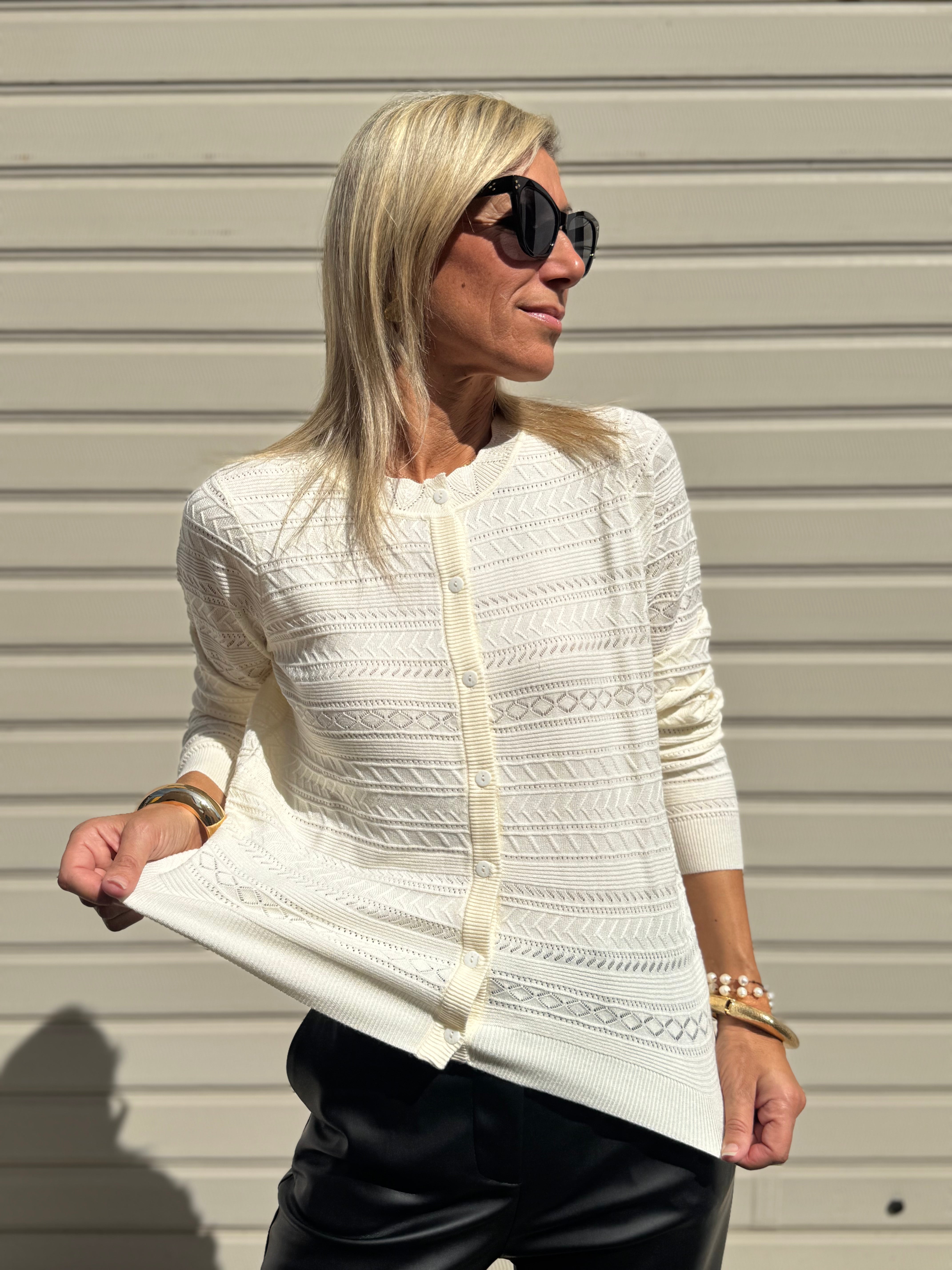 Cardigan traforato Mimi