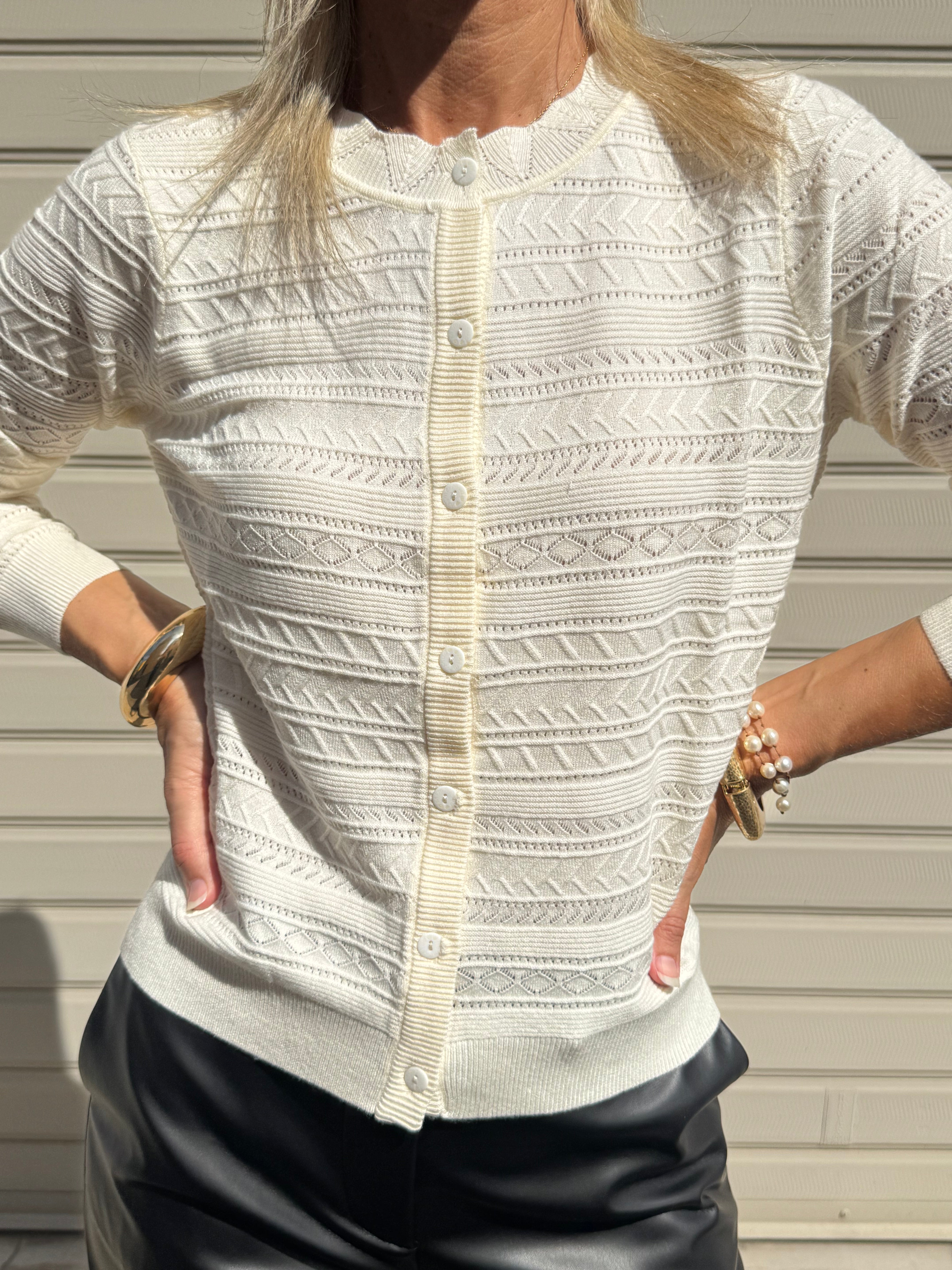 Cardigan traforato Mimi