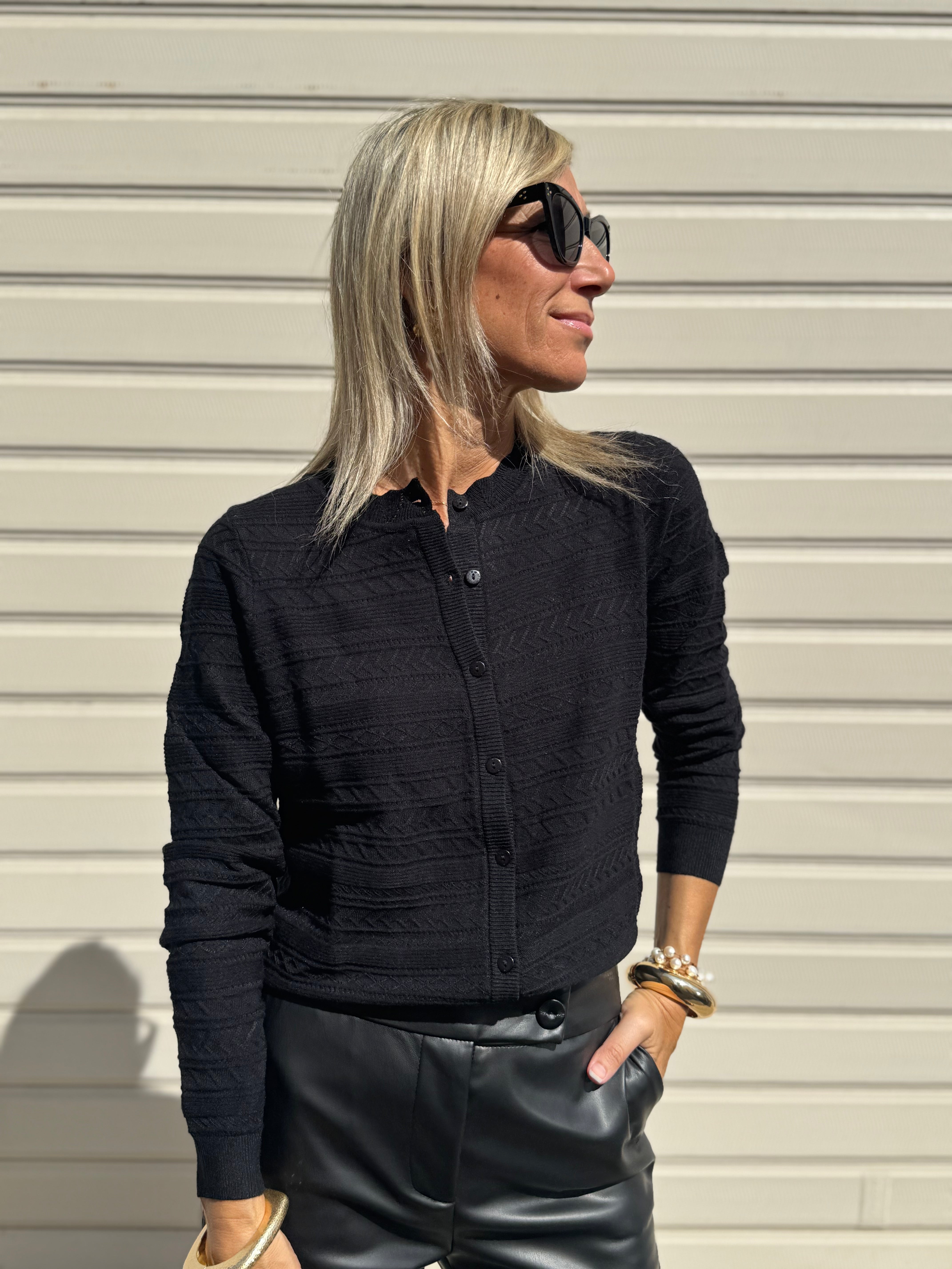 Cardigan traforato Mimi