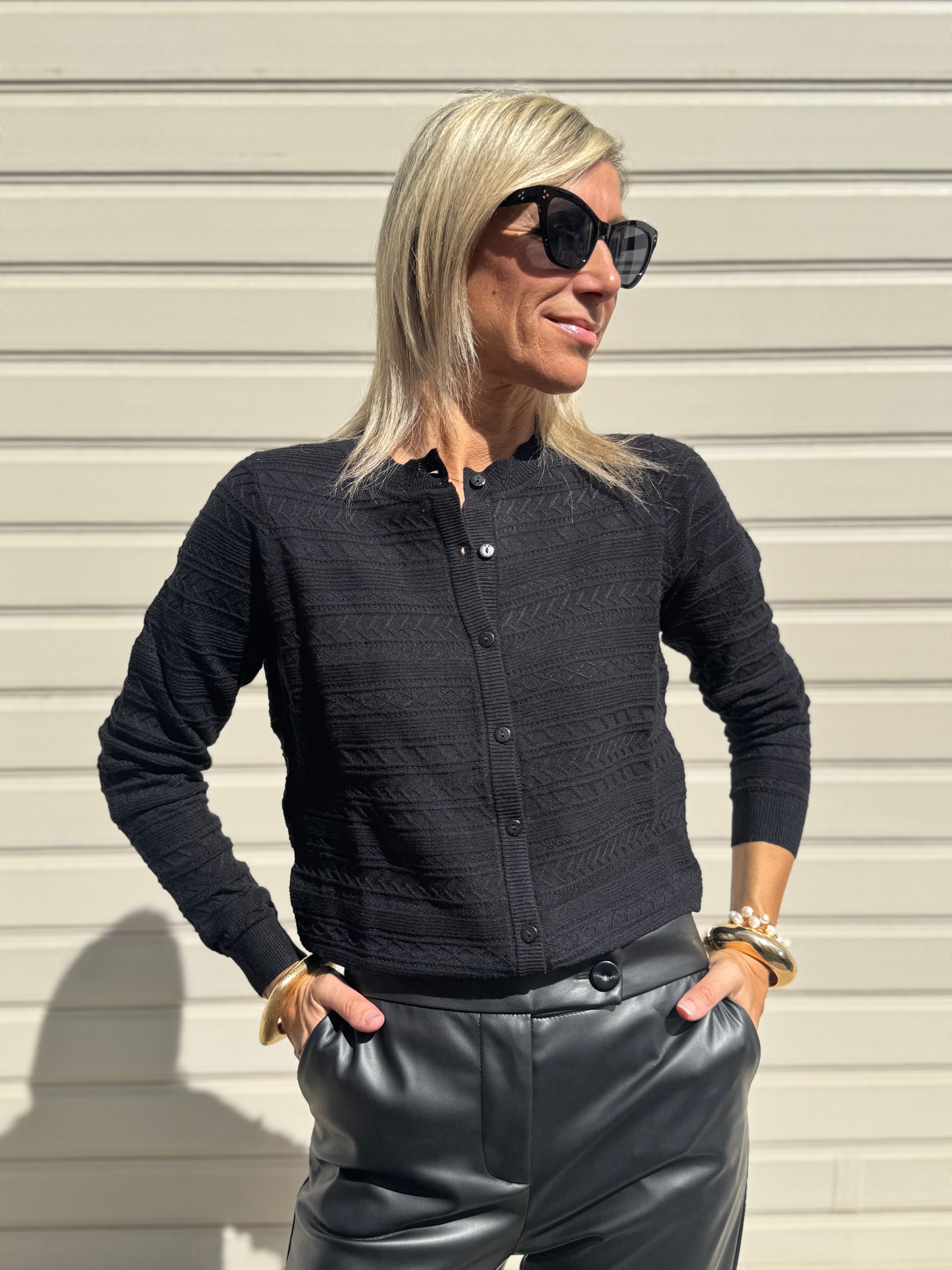 Cardigan traforato Mimi