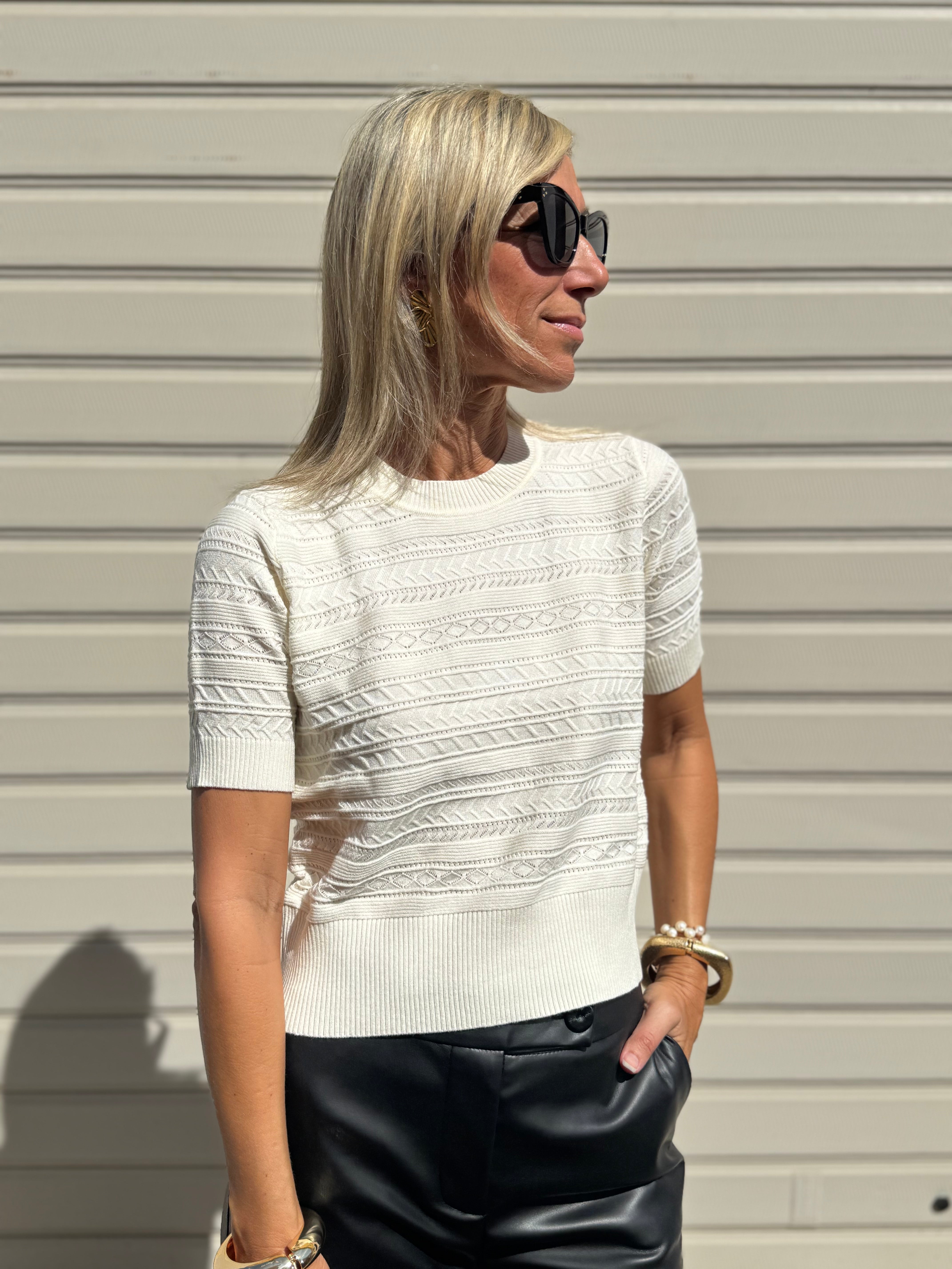 Maglia girocollo manica corta Mimi