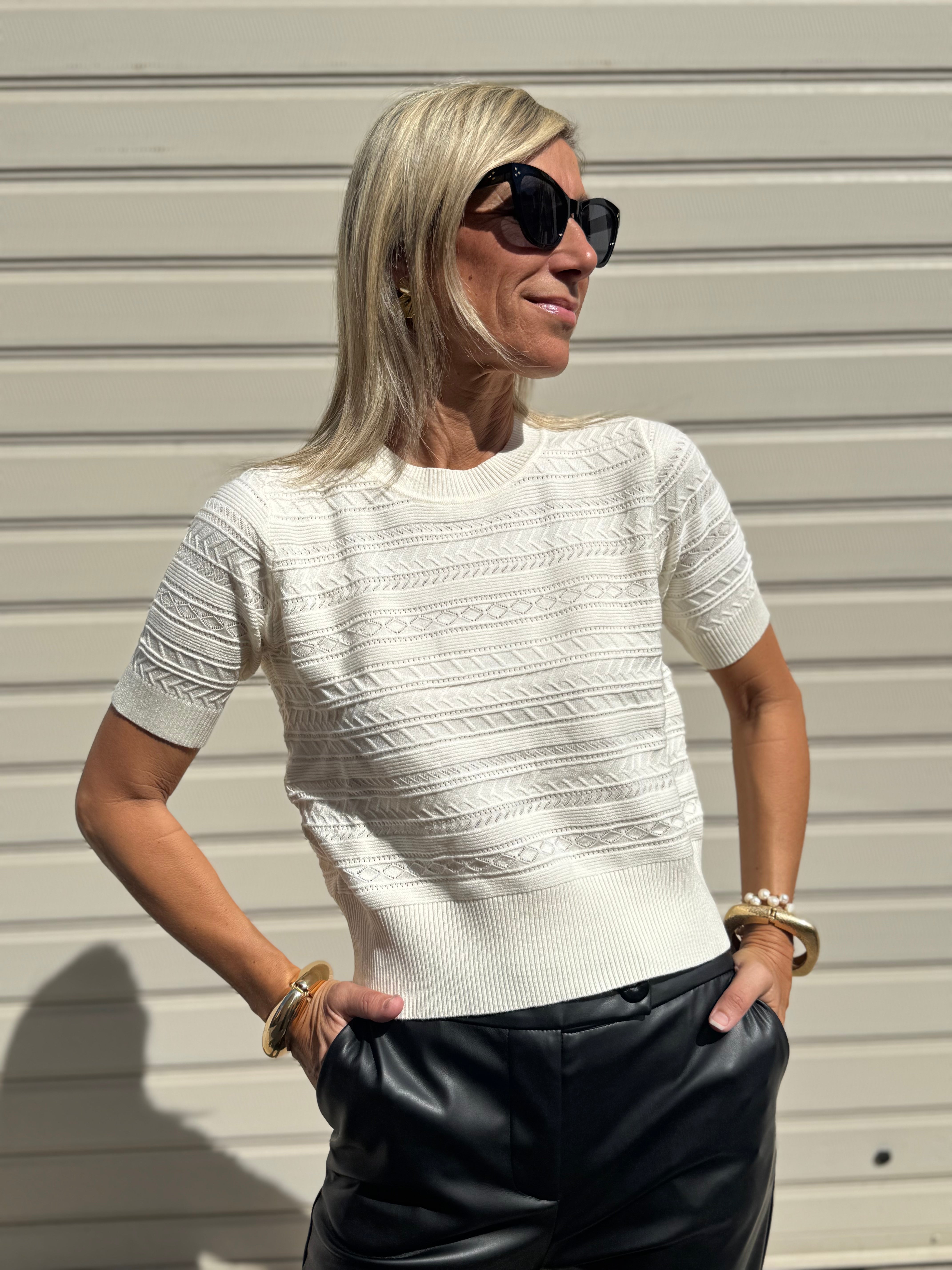 Maglia girocollo manica corta Mimi