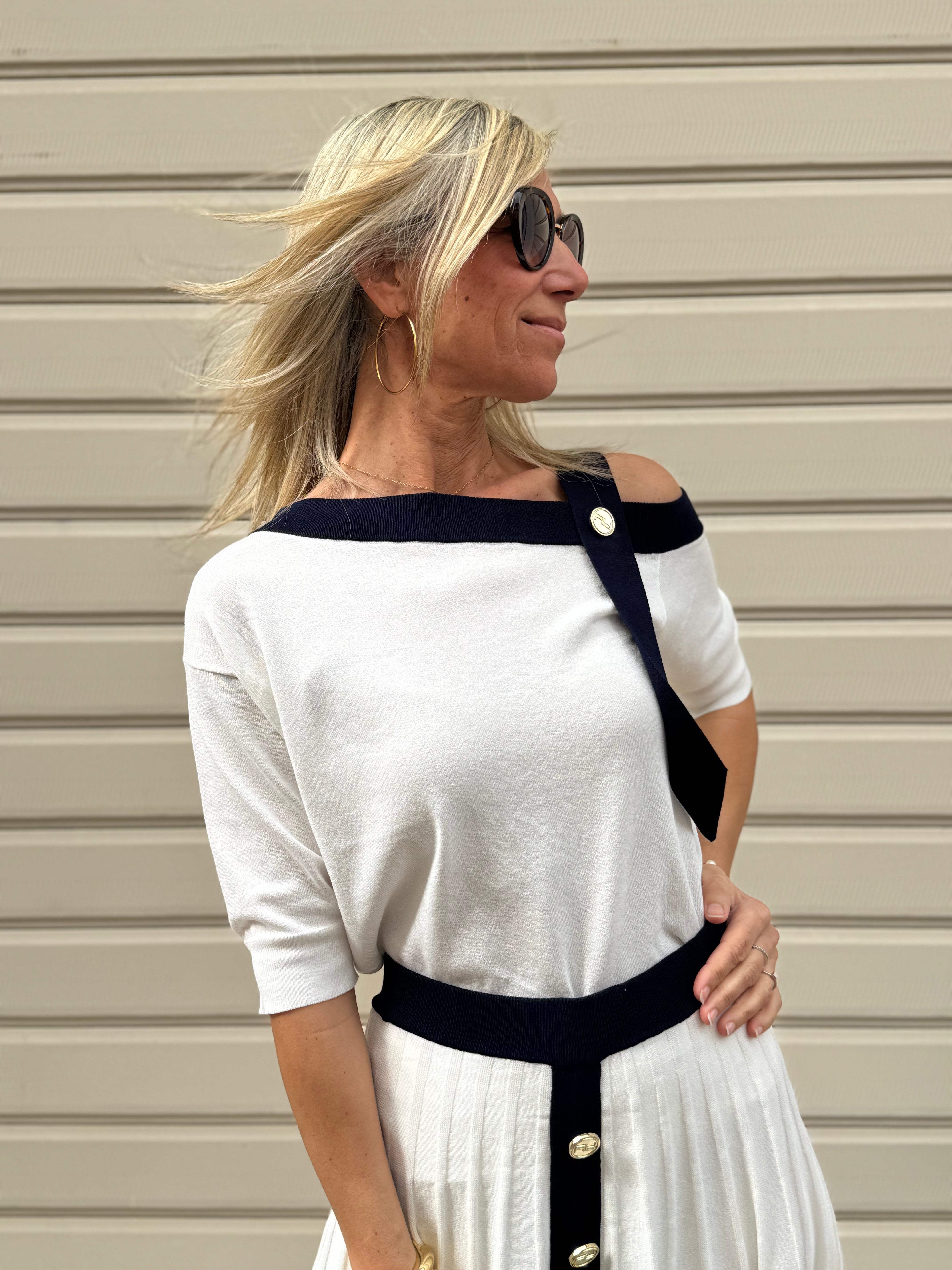 Maglia bicolore artigli