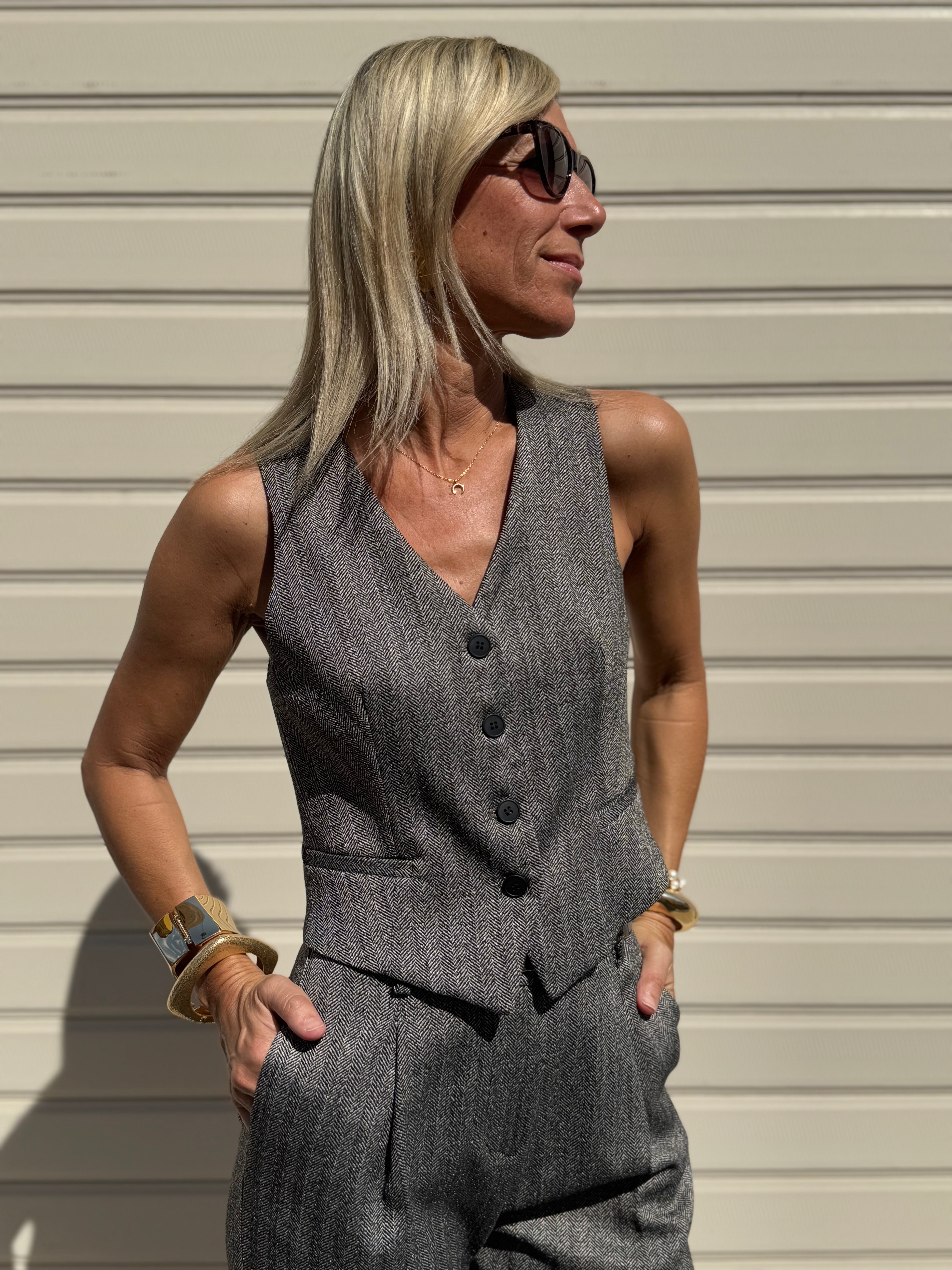 Gilet spigato