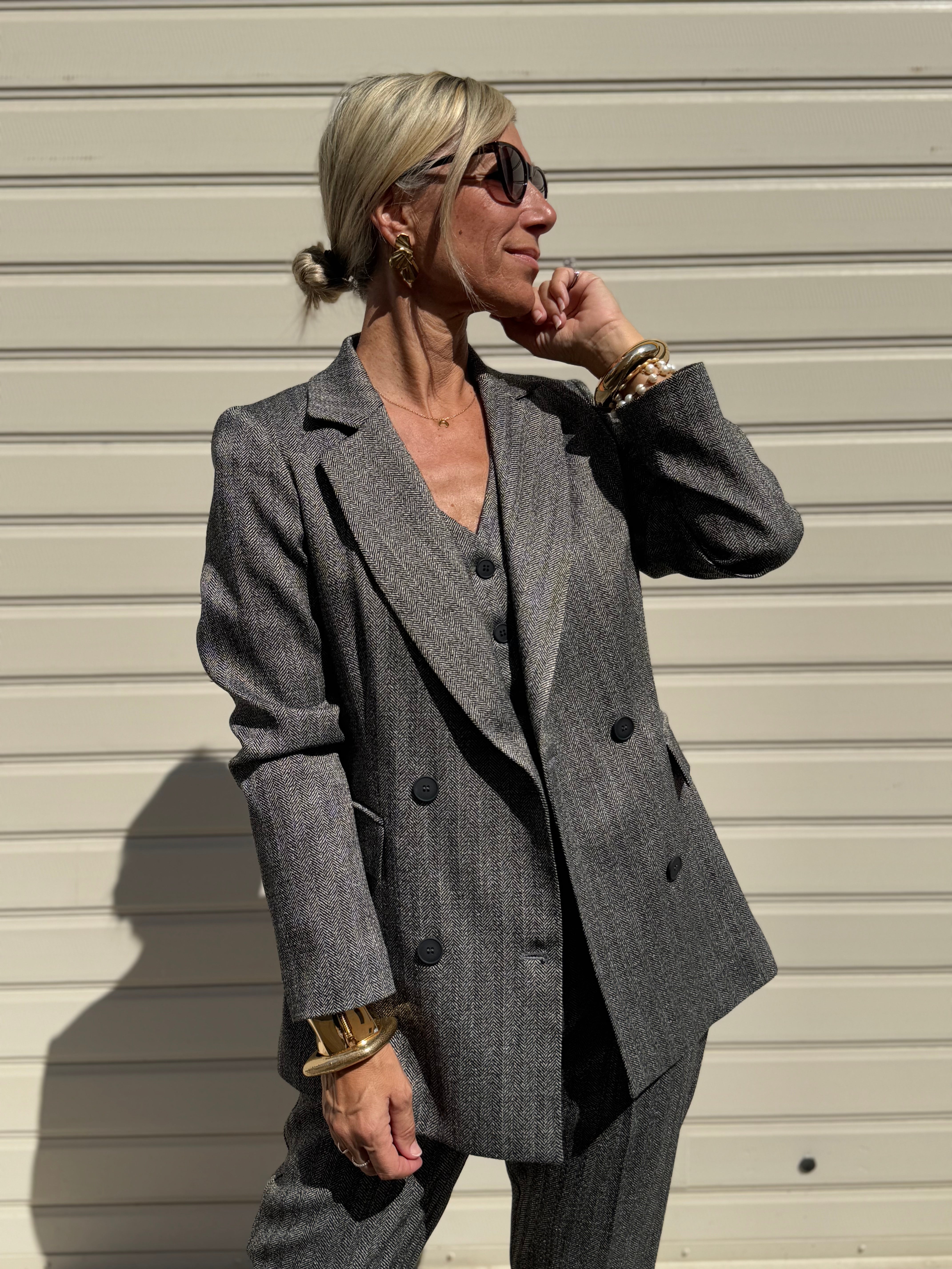 Blazer spigato