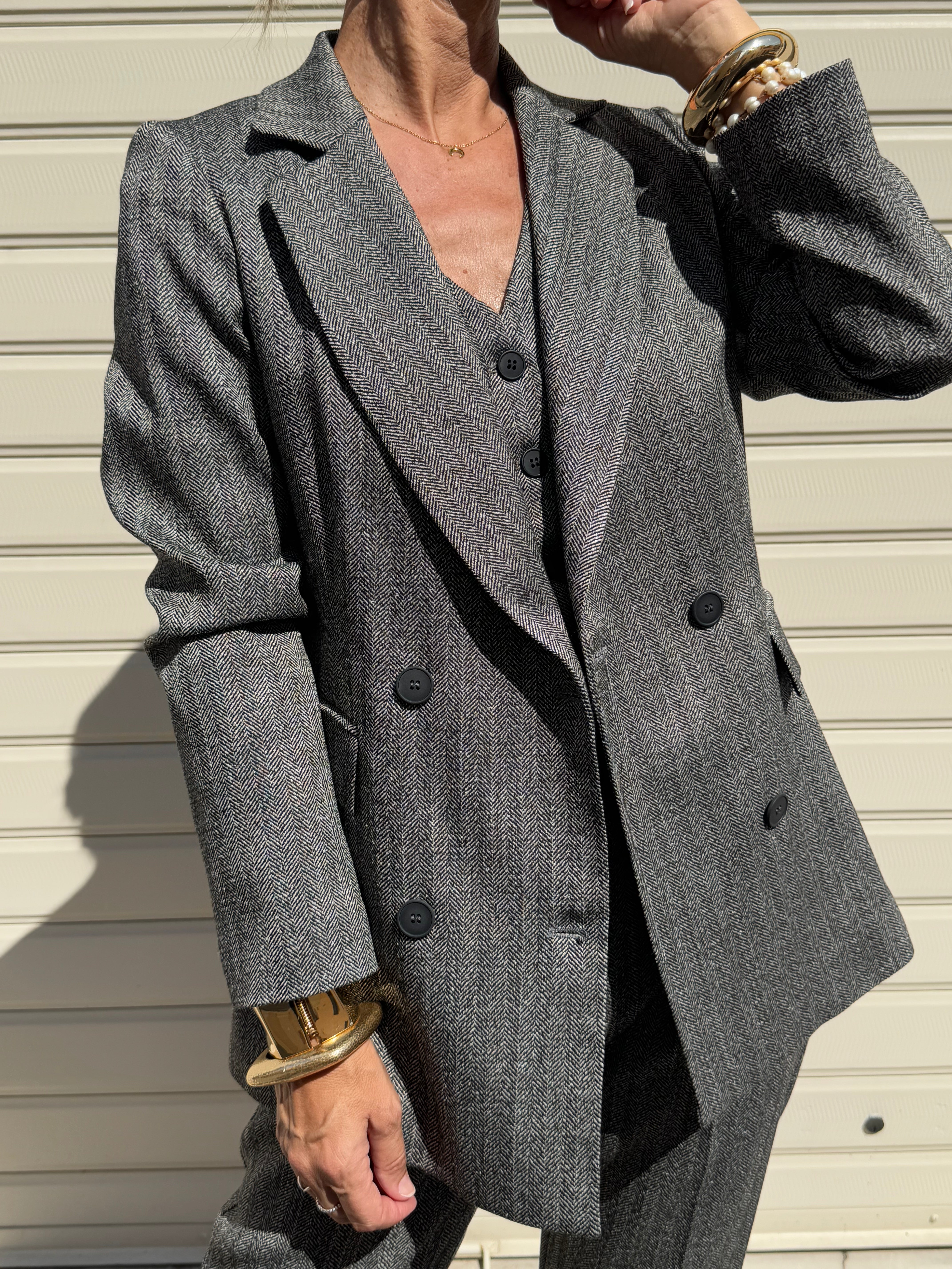 Blazer spigato