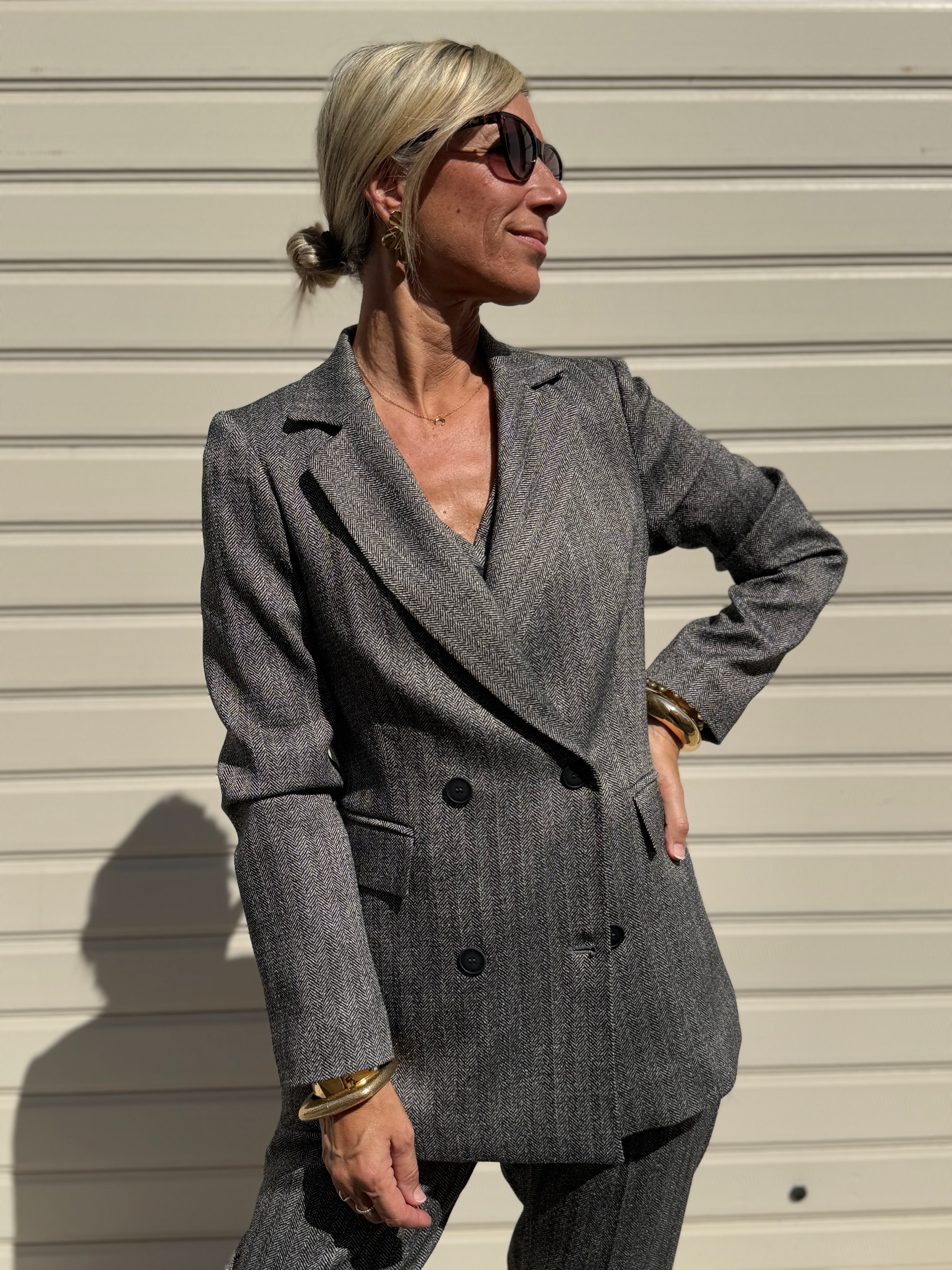 Blazer spigato