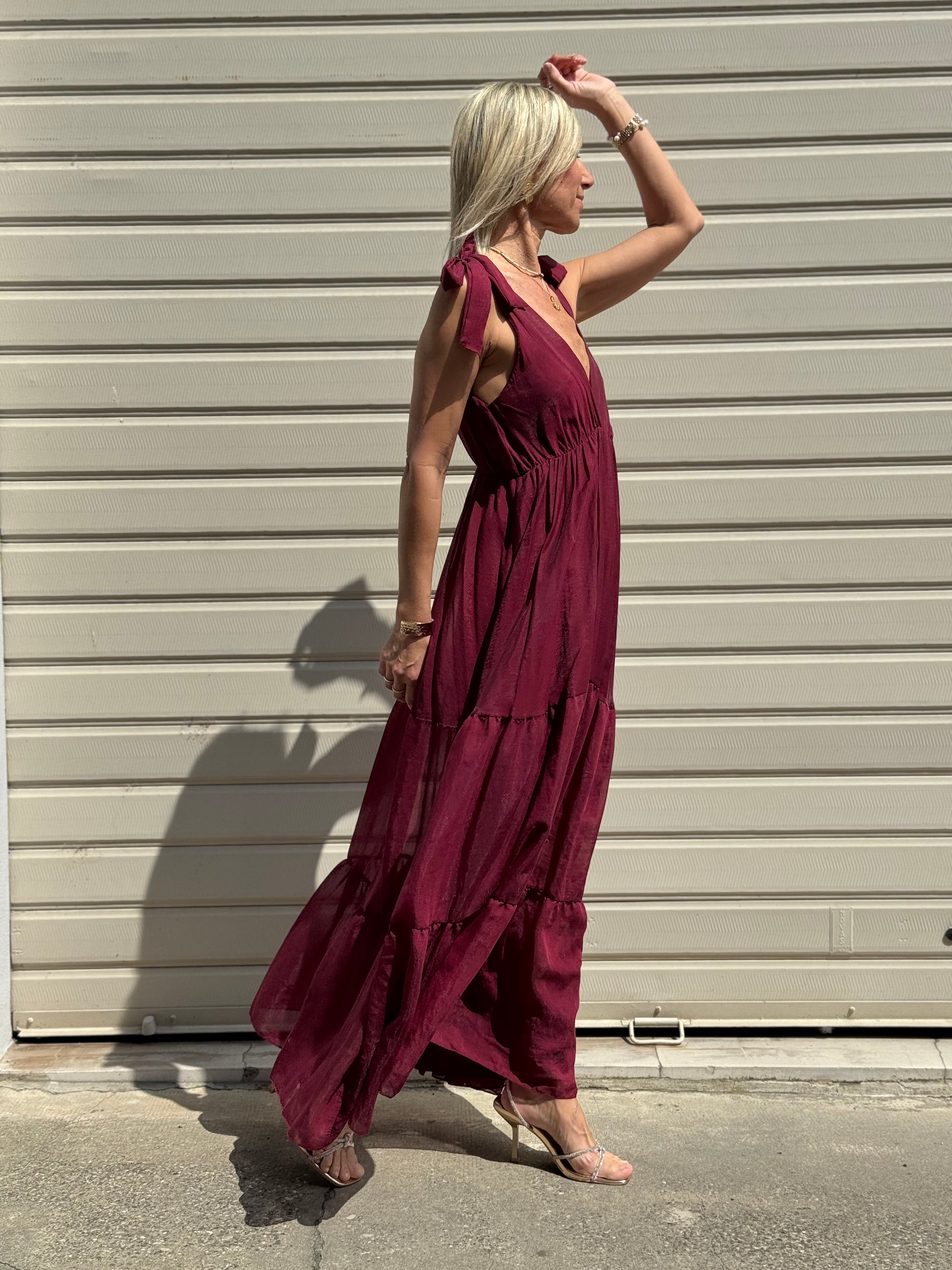 Abito Fiocco Tencel