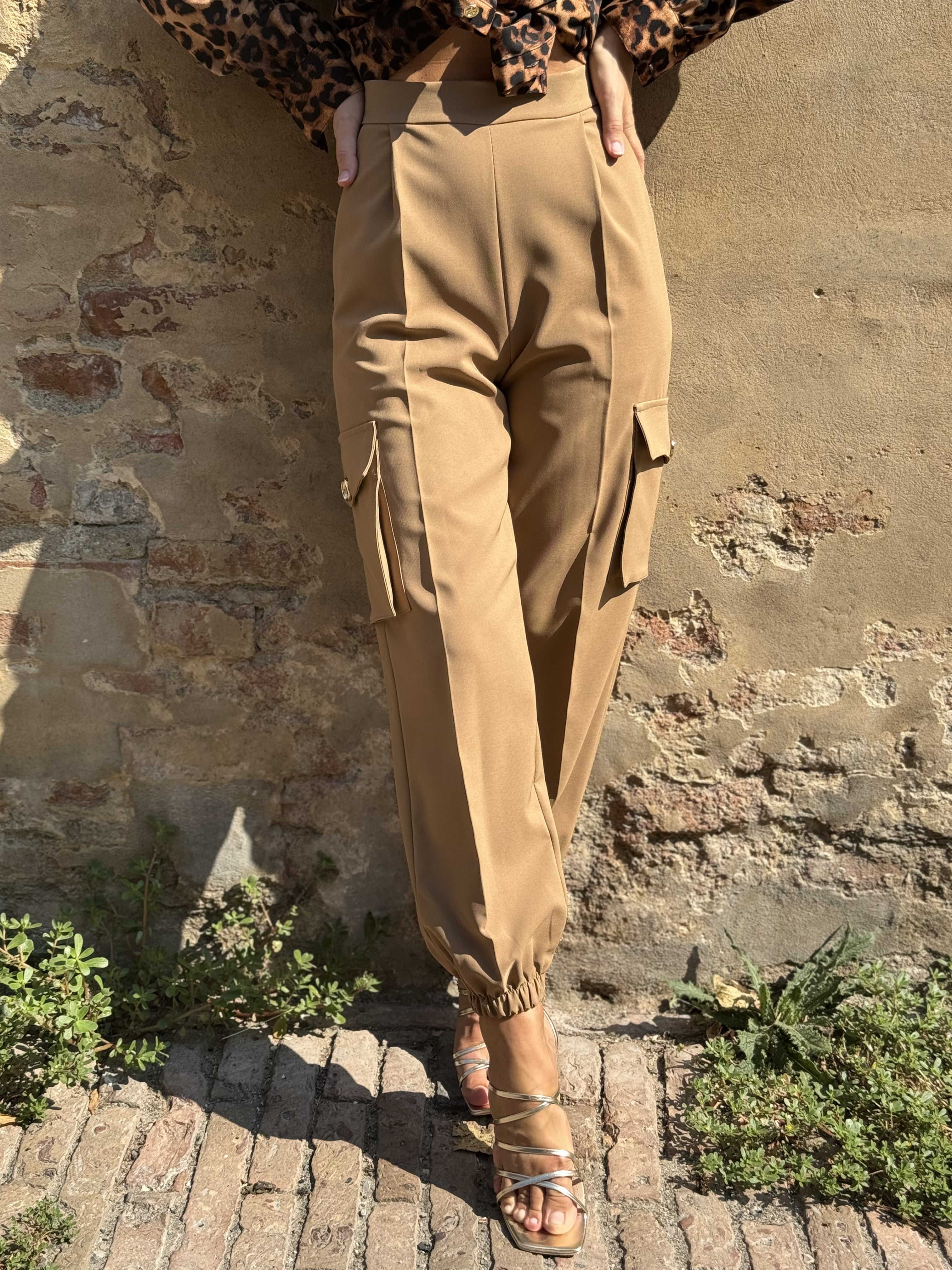 Pantalone Cargo Liquirizia