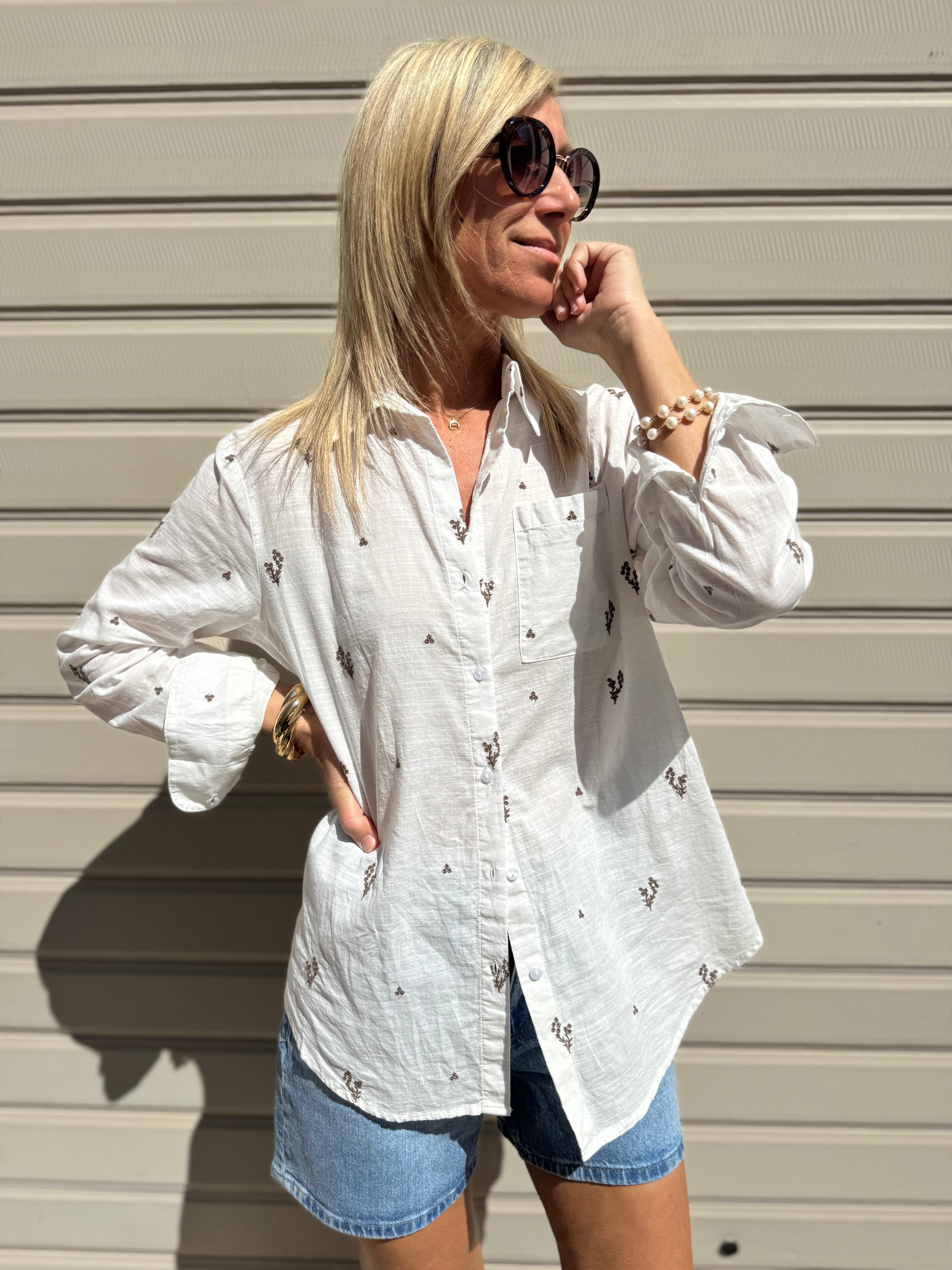 Camicia kimie ricami jdy
