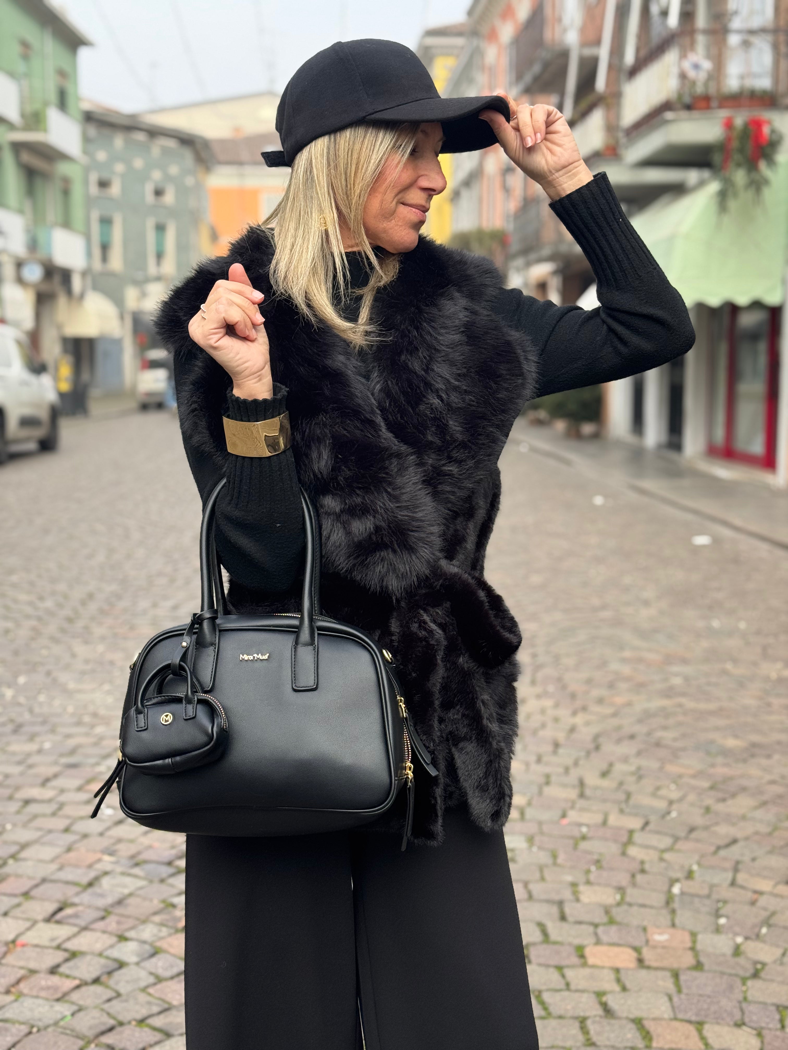 Borsa a braccio con borsina micro