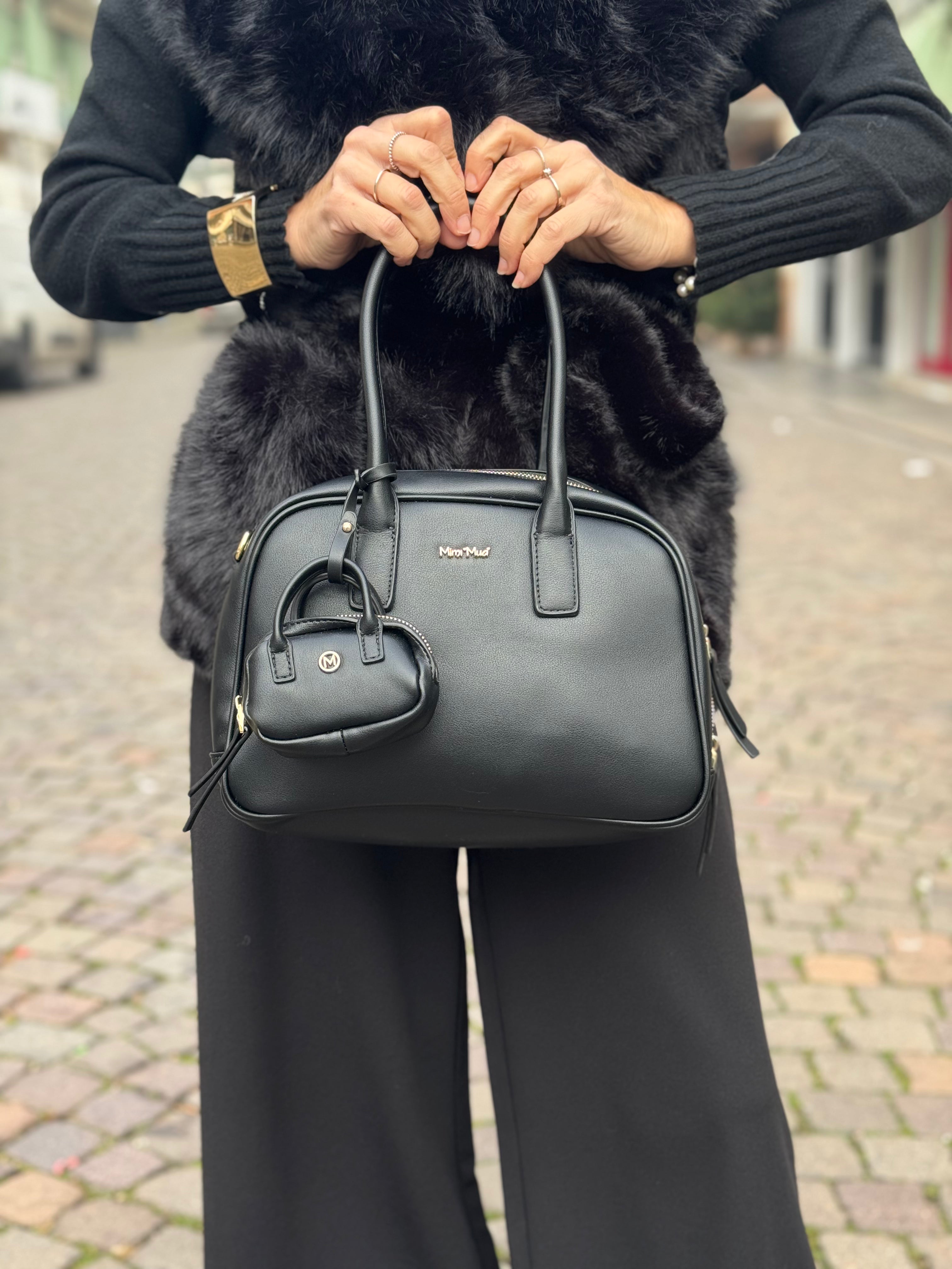 Borsa a braccio con borsina micro