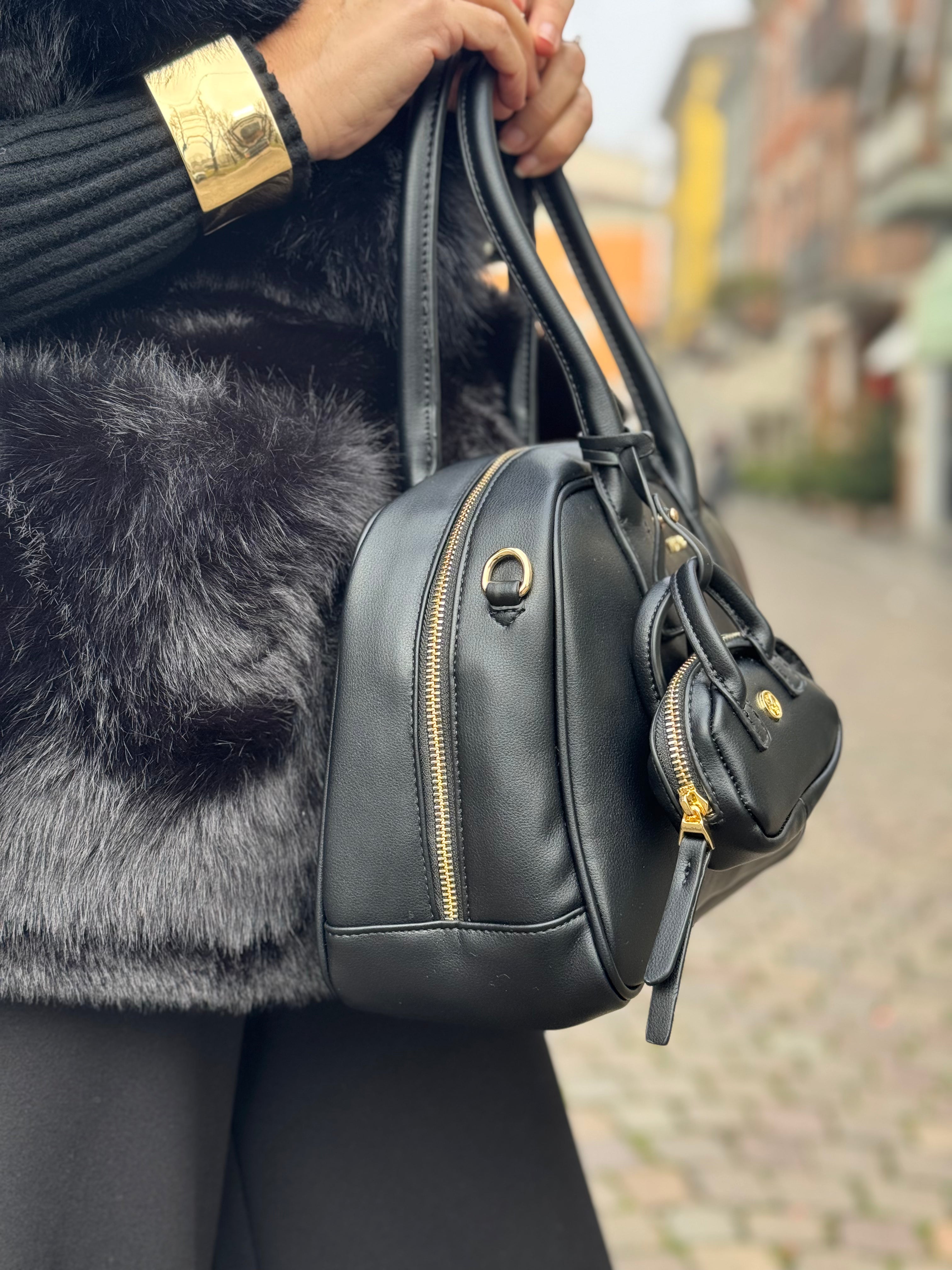 Borsa a braccio con borsina micro