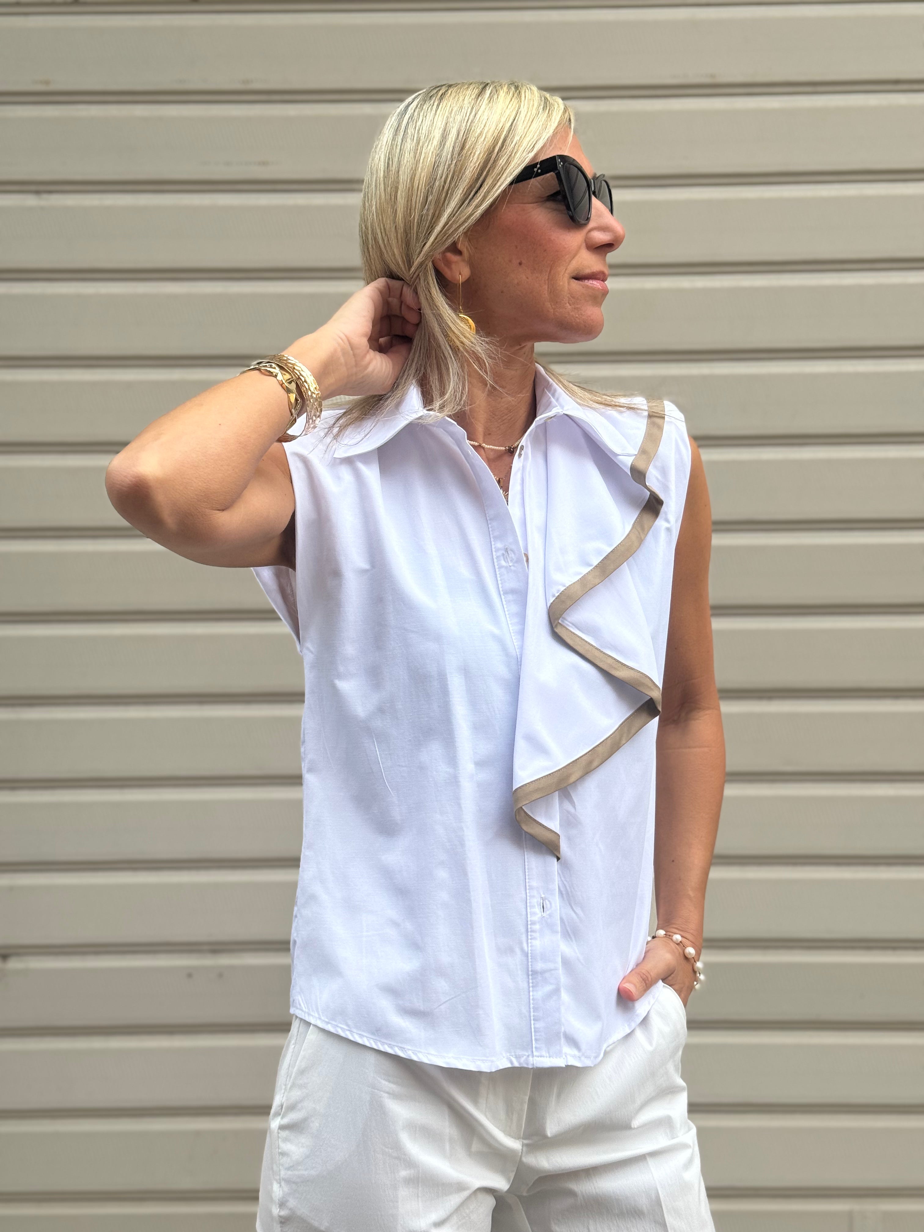 Camicia Rouches
