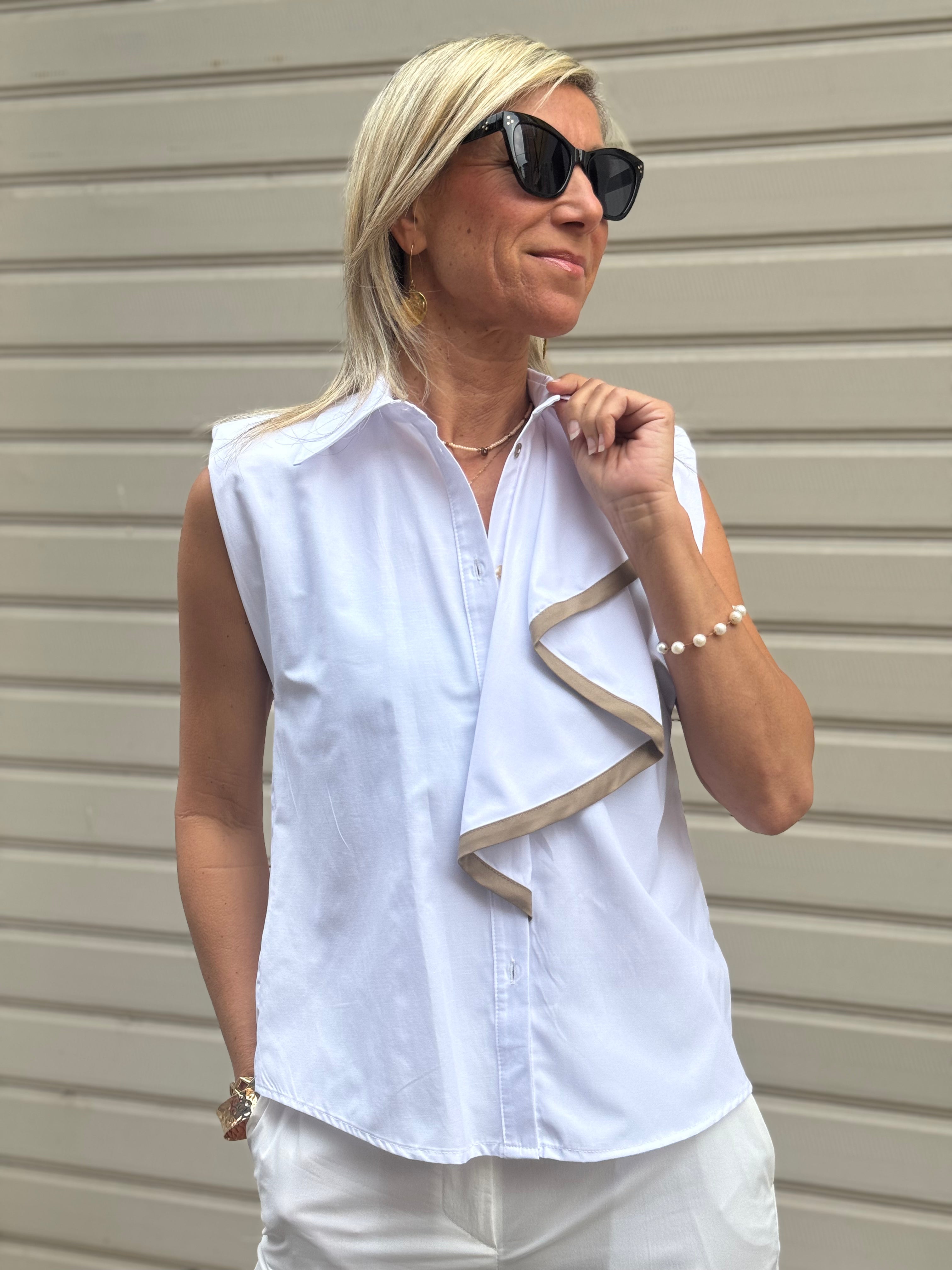 Camicia Rouches