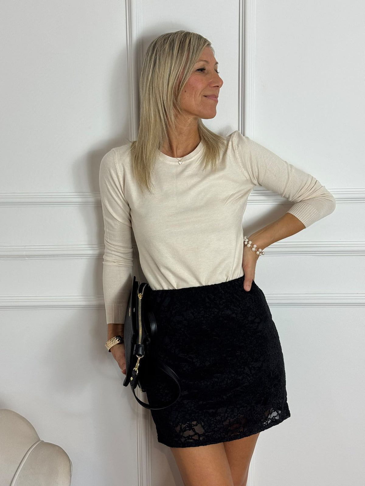 Minigonna pizzo adora