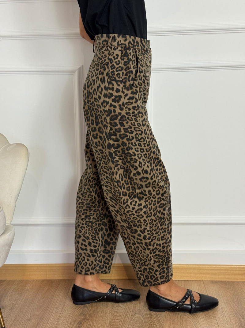 Pantalone barrel maculato imperial