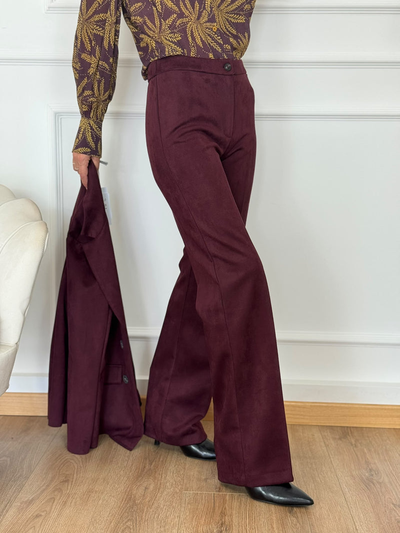 Pantalone suede mimì