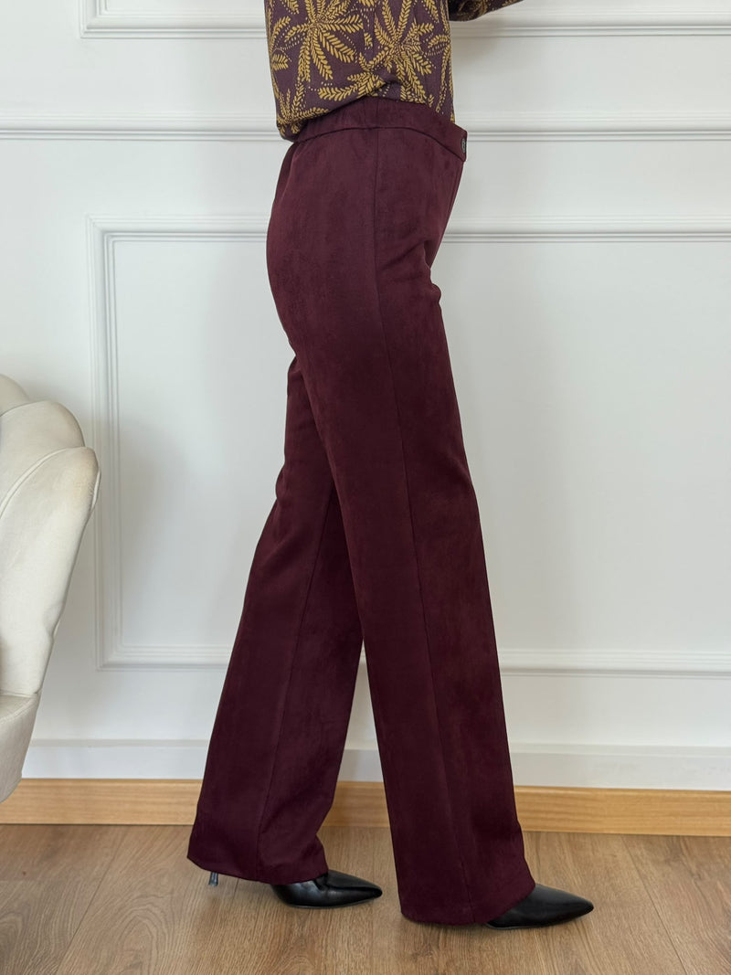 Pantalone suede mimì