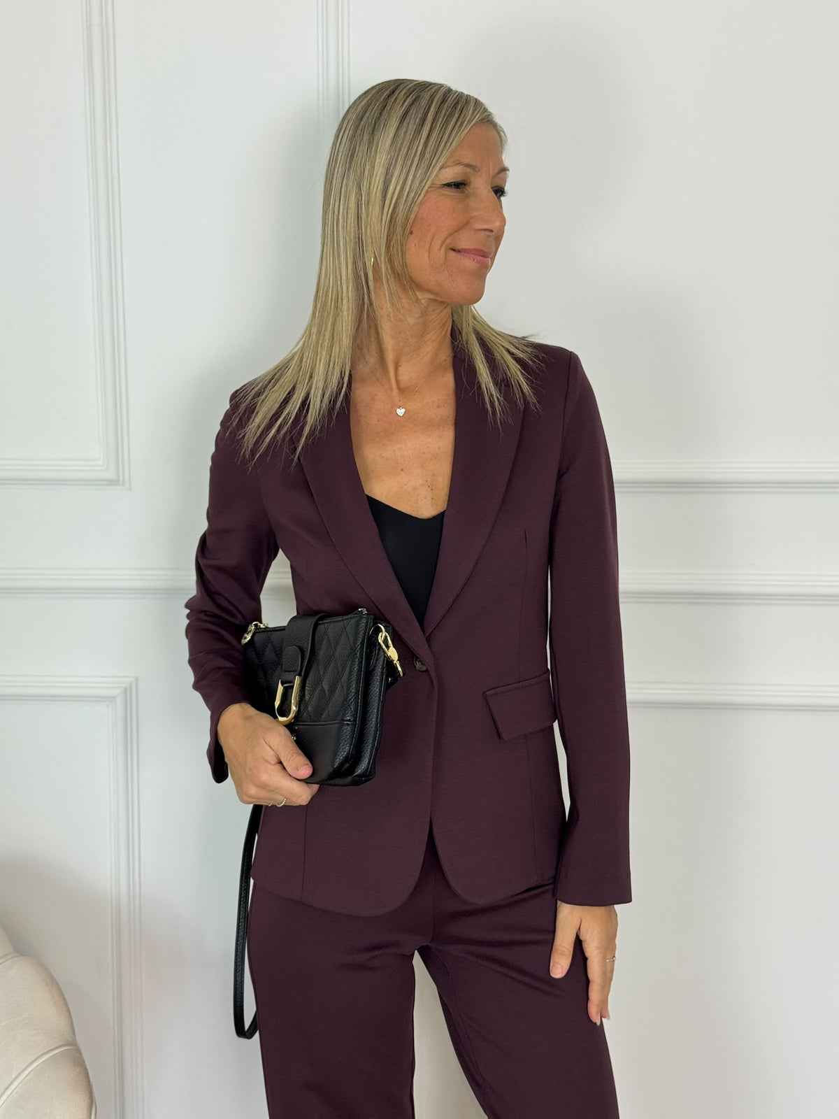 Giacca slim punto Milano kontatto