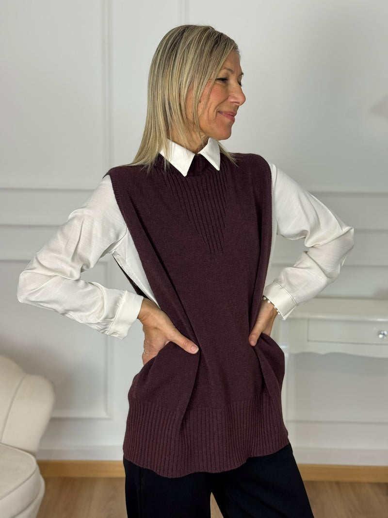 Gilet in maglia imperial