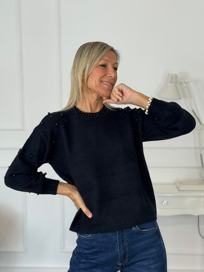 Maglione perle mimì