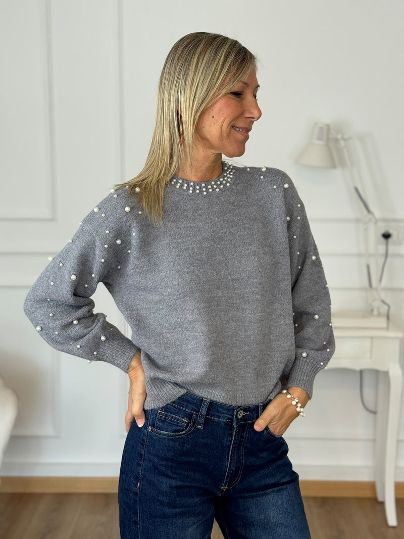 Maglione perle mimì